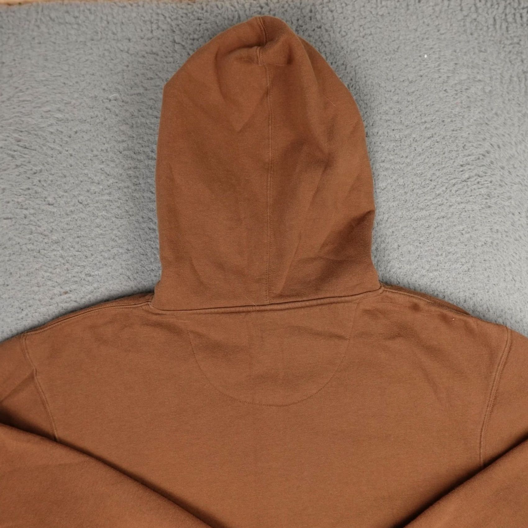 Vintage Outlooks Hoodie Mens Large Brown Pullover Graphic Hip Hop Y2K Grunge Sweatshirt Size US L / EU 52-54 / 3 - 7 Thumbnail