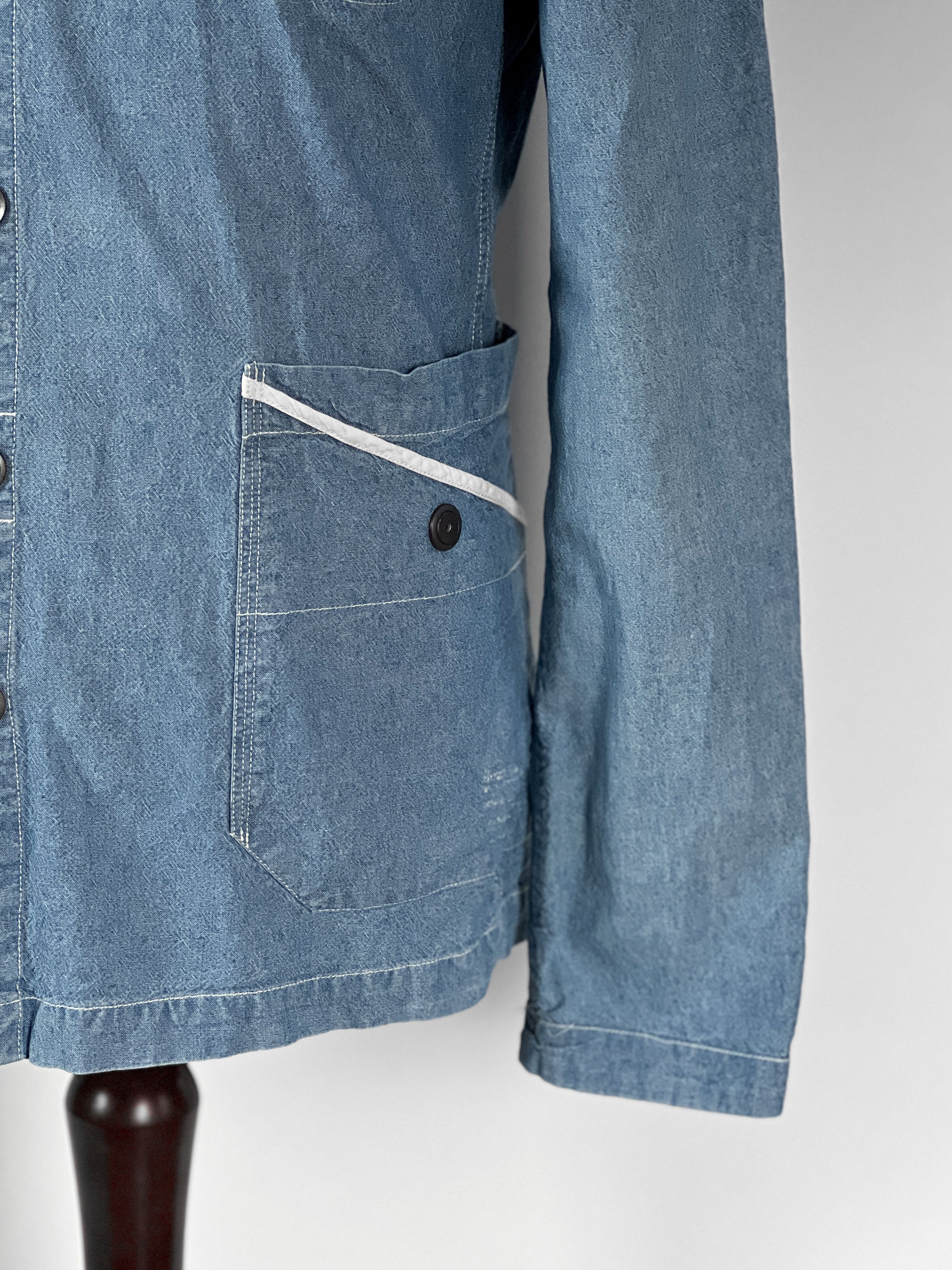 Other 8mm NDL DSTNC Light Denim Men`s Blazer Size US L / EU 52-54 / 3 - 10 Thumbnail