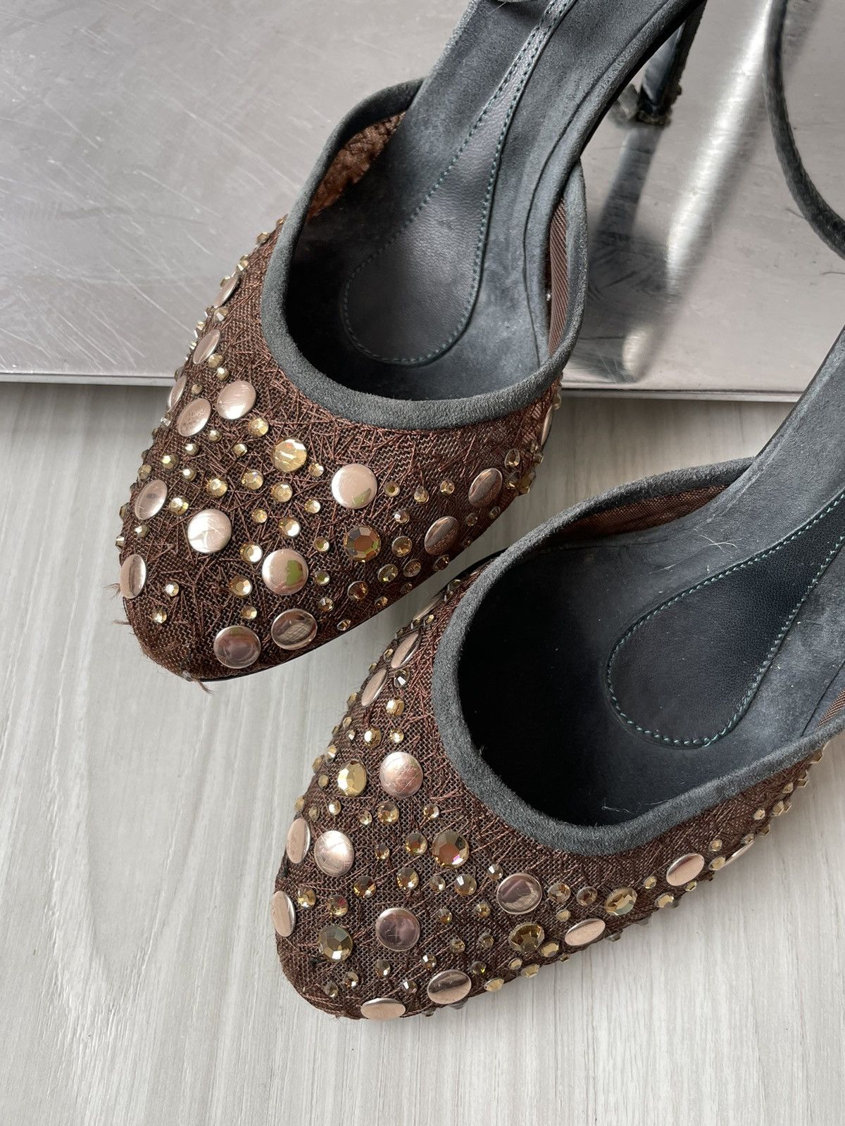 Vintage Rodolphe Menudier mules Size US 6 / IT 36 - 7 Thumbnail