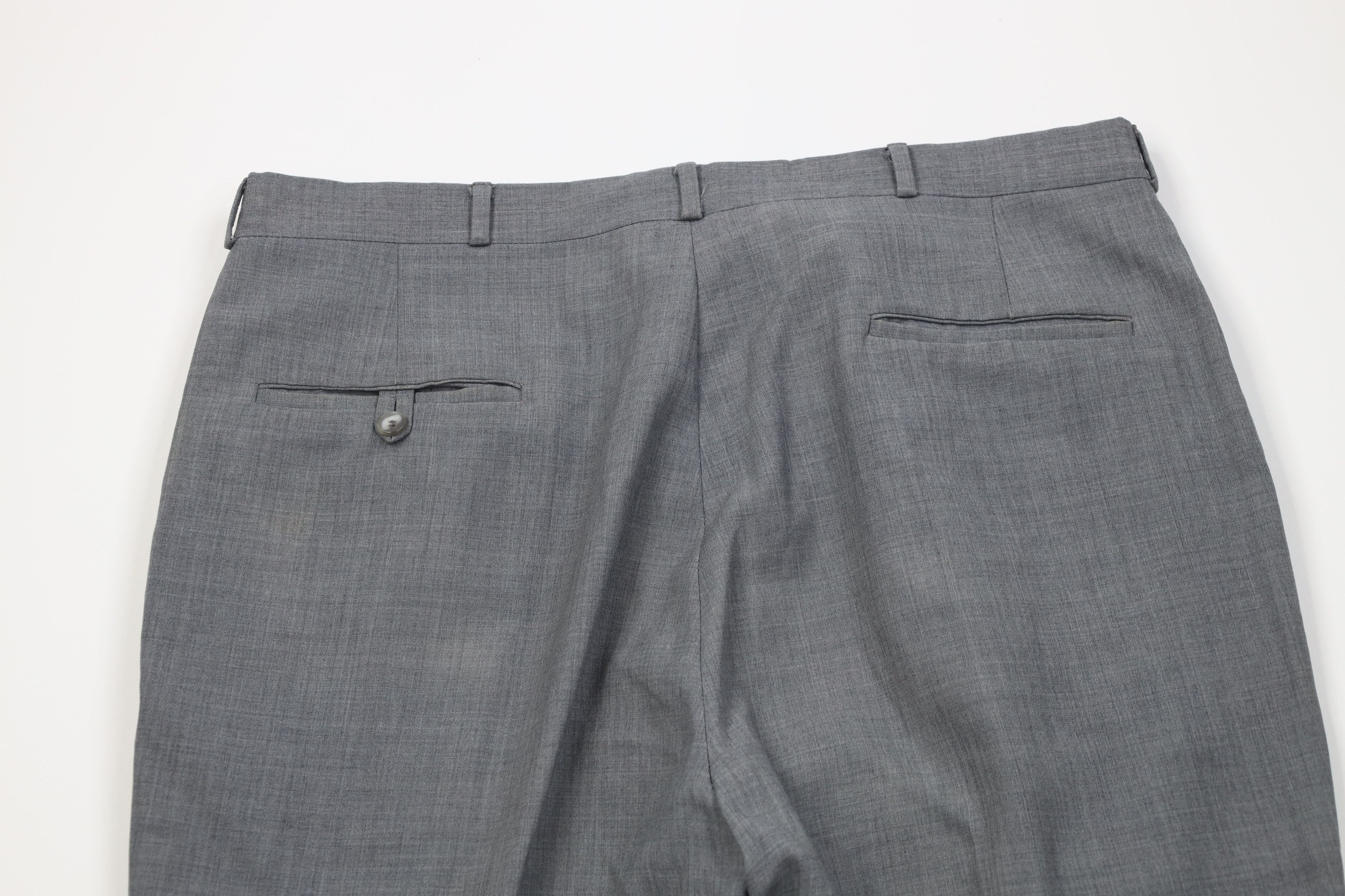 Vintage Vintage 70s Streetwear Chambray Wide Leg Chino Pants USA Size US 38 / EU 54 - 11 Thumbnail