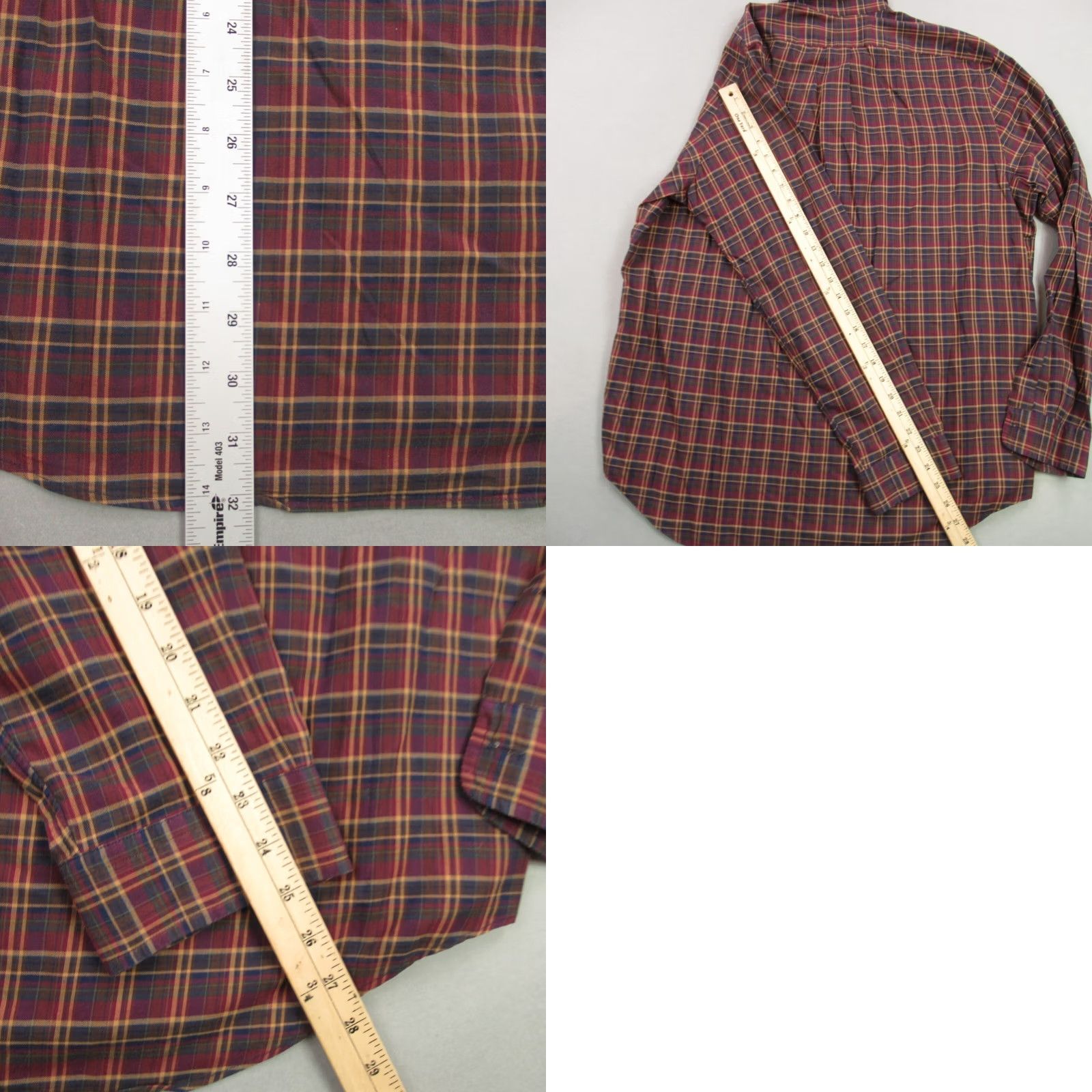 Polo Ralph Lauren Ralph Lauren Shirt Large Cotton Plaid Pony Long Sleeve Button Up Mens Size US L / EU 52-54 / 3 - 8 Thumbnail