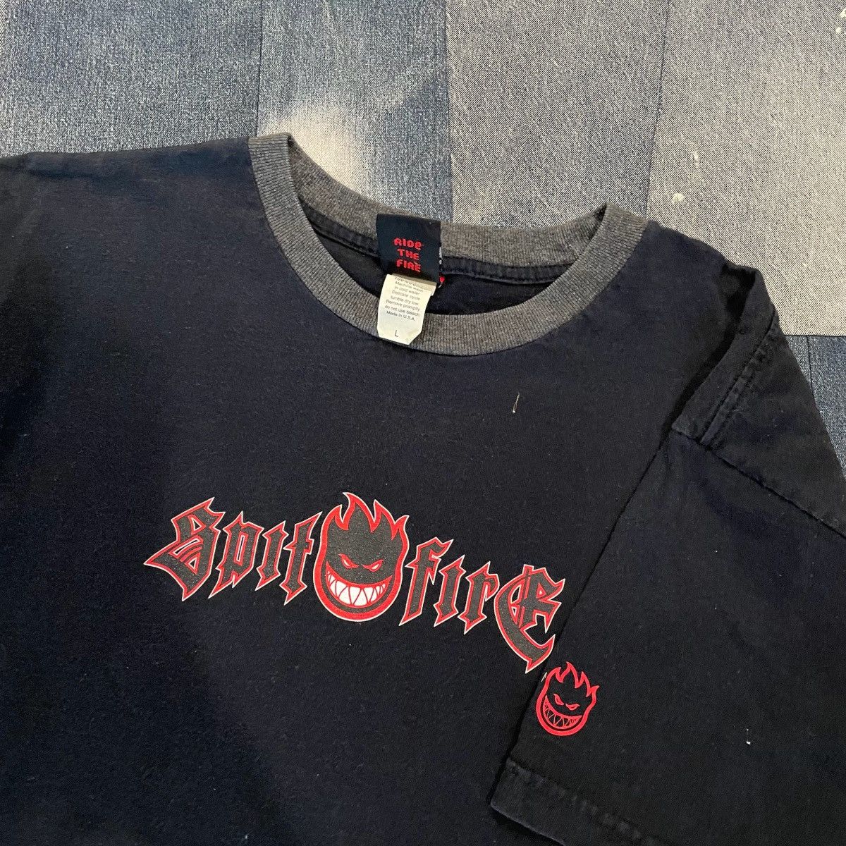 Spitfire × Vintage CRAZY Vintage Spitfire Tee Size US L / EU 52-54 / 3 - 4 Thumbnail