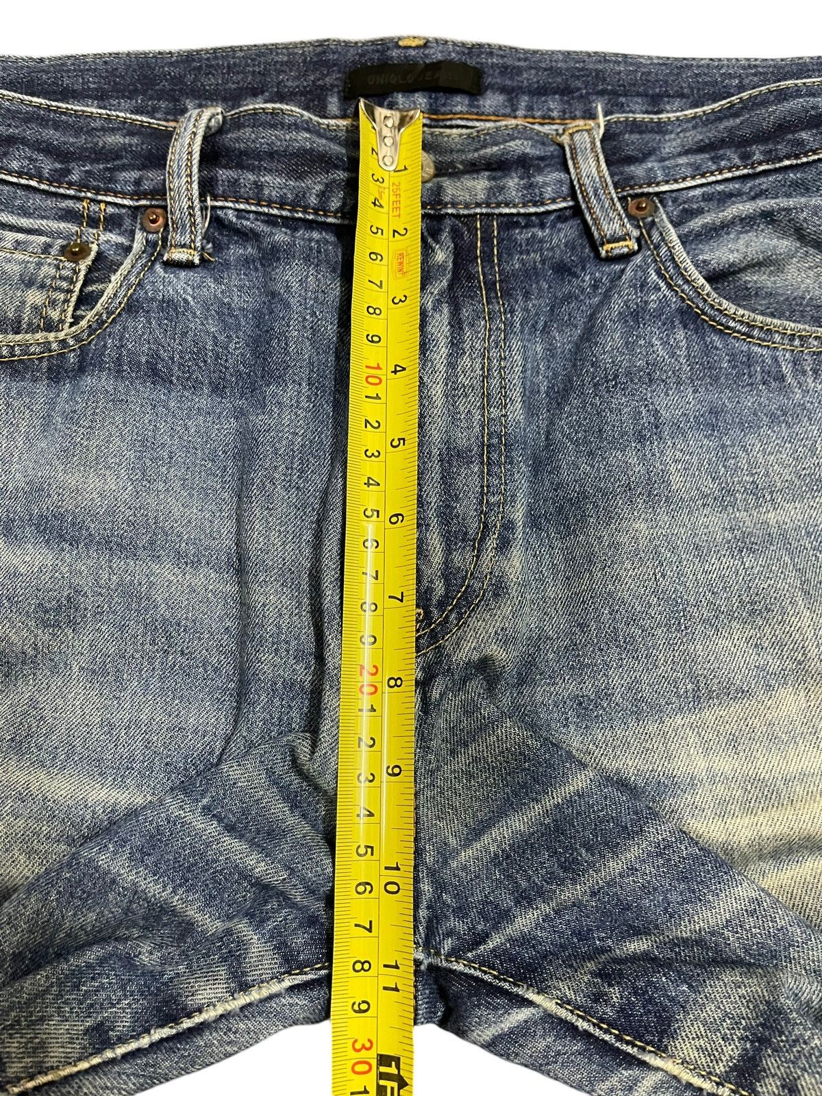 Uniqlo Vintage Japanese Uniqlo Blue Mud Wash Style Loose Jeans Size US 34 / EU 50 - 15 Thumbnail