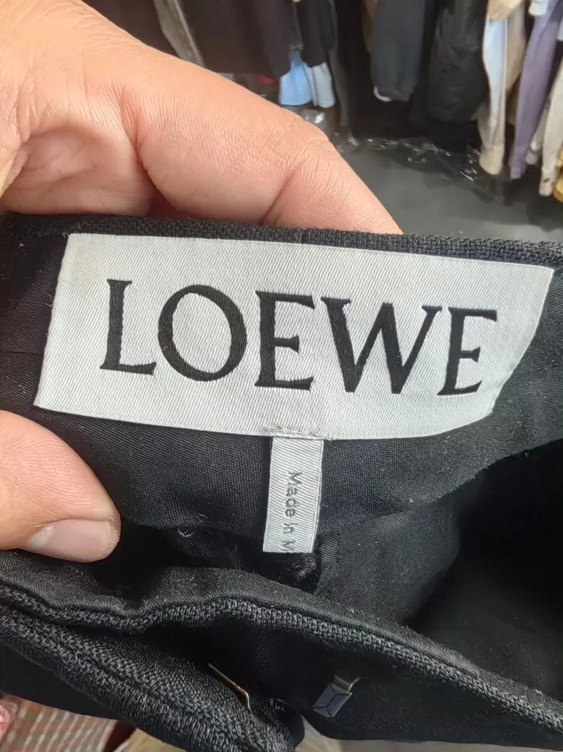 Loewe LOEWE Black skinny jeans Size 42" / US 20 - 1 Thumbnail