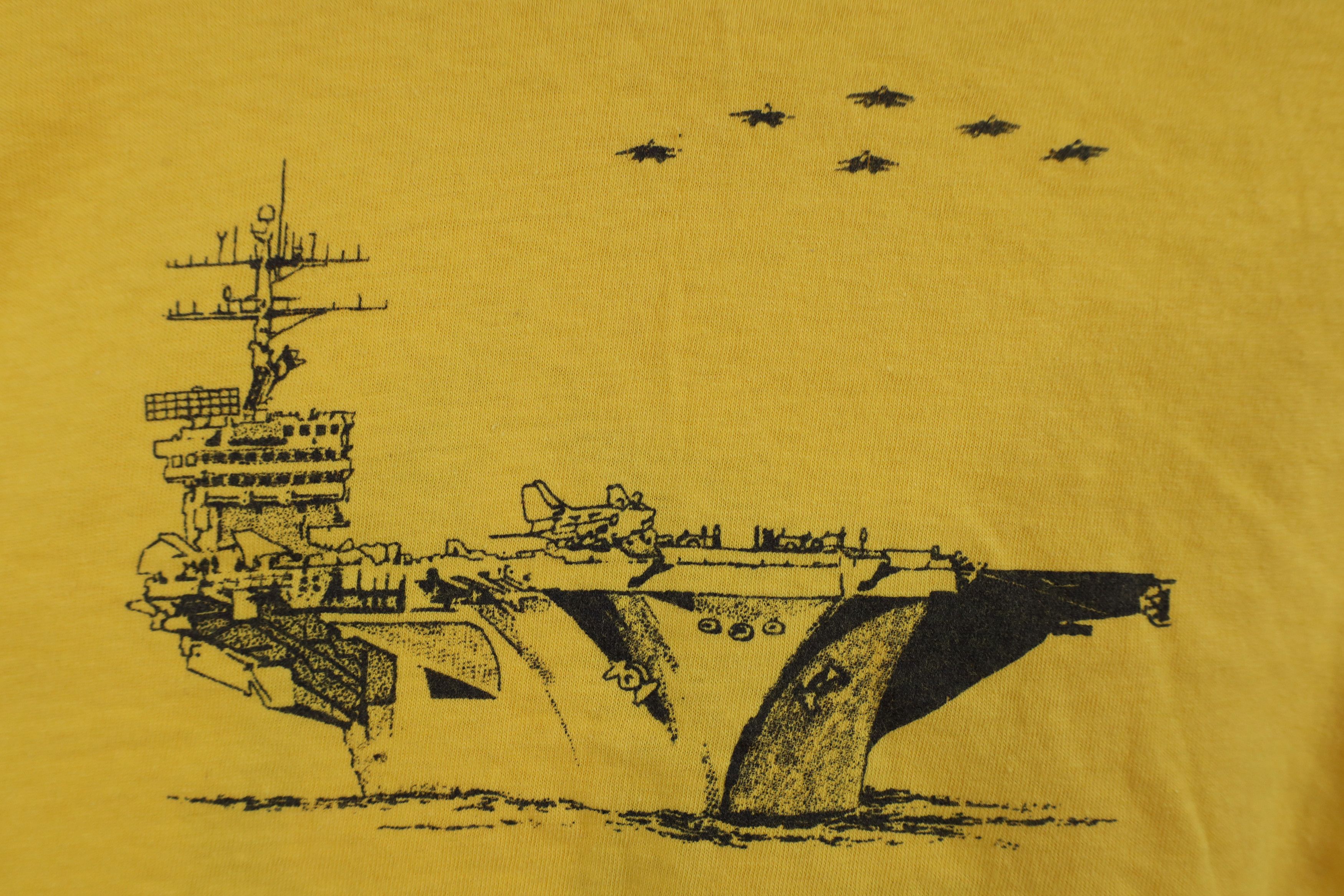 Vintage Vintage 70s 80s 142 F14 Jet Ghostriders Military T-Shirt USA Size US S / EU 44-46 / 1 - 9 Thumbnail