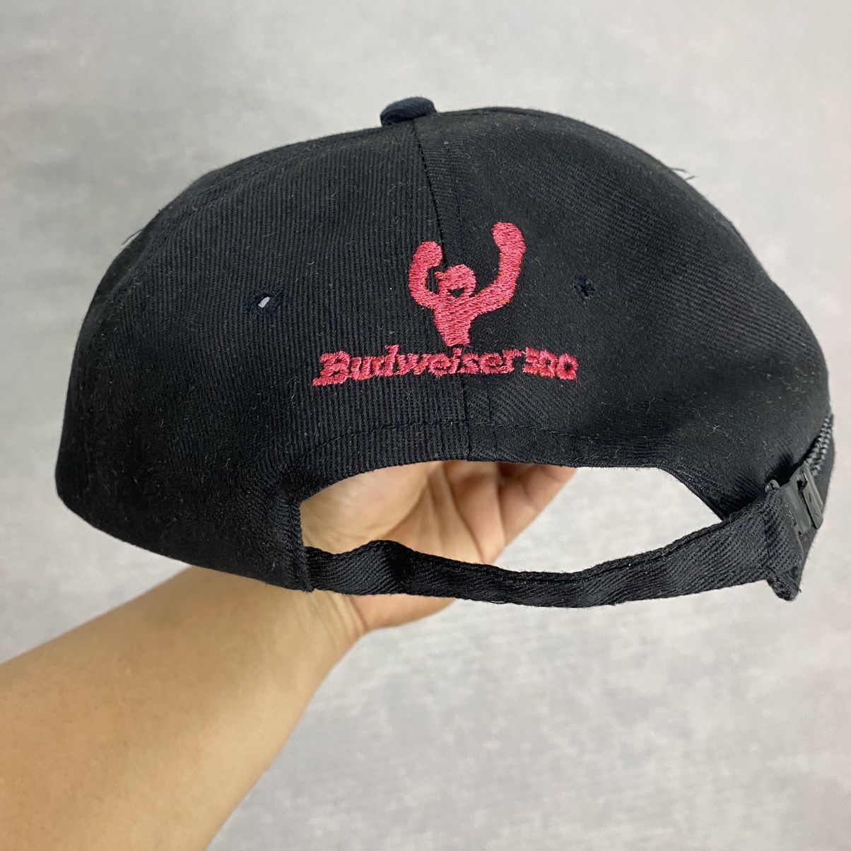 Budweiser × Vintage Vintage Budweiser Racing Cap Size ONE SIZE - 2 Thumbnail