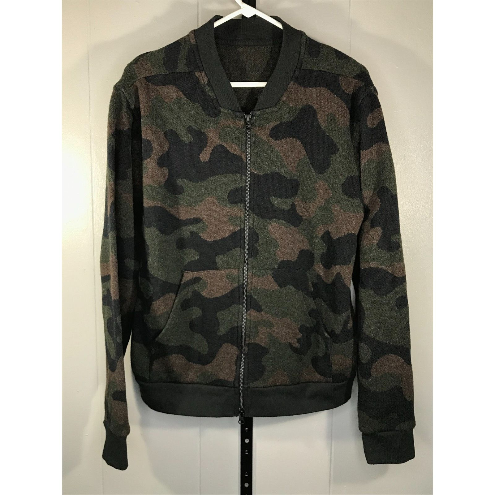 Outerknown Outerknown Wool Cotton Full Zip Jacket Size LG Green Black B Size US L / EU 52-54 / 3 - 1 Thumbnail