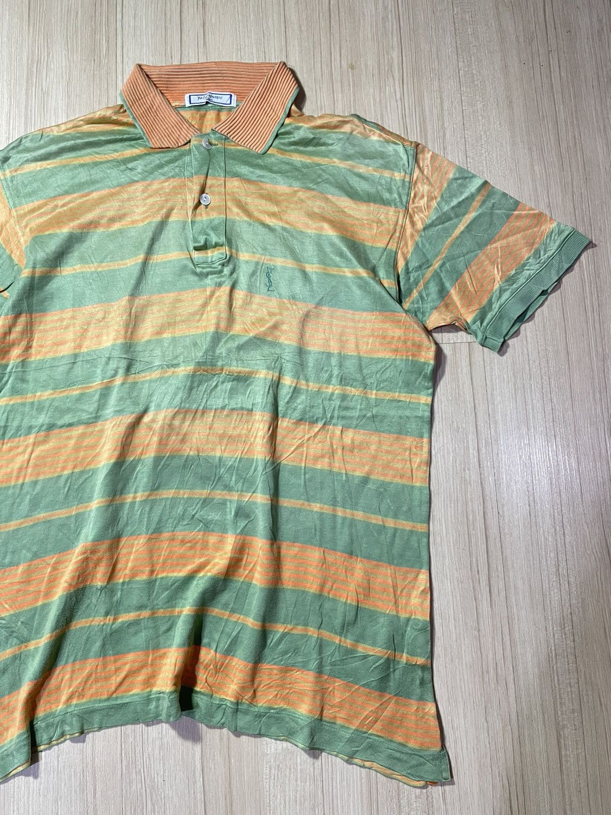 Vintage × Yves Saint Laurent VINTAGE YVES SAINT LAURENT POLO TEE Size US L / EU 52-54 / 3 - 4 Thumbnail