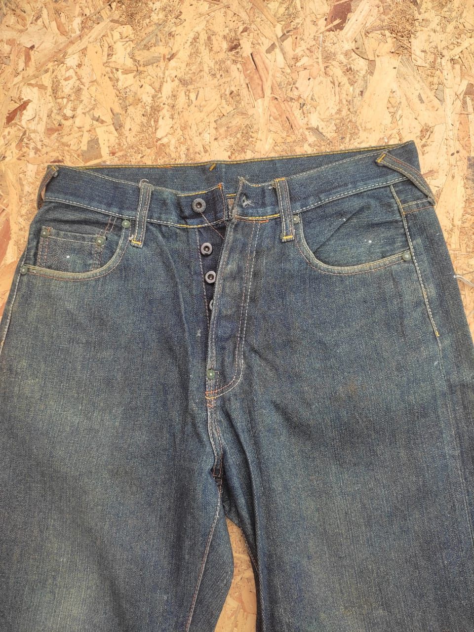 Japanese Brand × Tornado Mart RARE‼️JAPANESE RMC STYLE DISTRESSED JEANS Size US 34 / EU 50 - 13 Thumbnail
