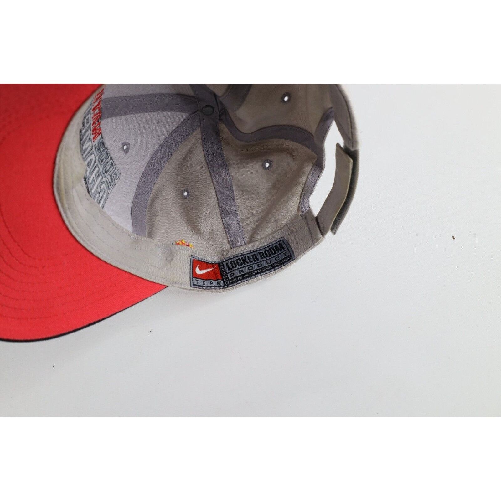Nike × Vintage Vintage Nike Mini Swoosh 2002 National Champs Ohio State Hat Size ONE SIZE - 9 Thumbnail