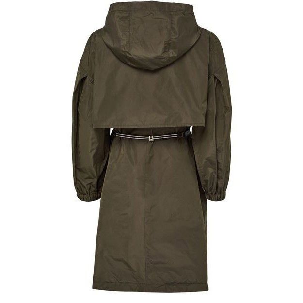 Max Mara MAX MARA Hooded Verde Green Parka Jacket New & Authentic (Wo Size M / US 6-8 / IT 42-44 - 2 Thumbnail