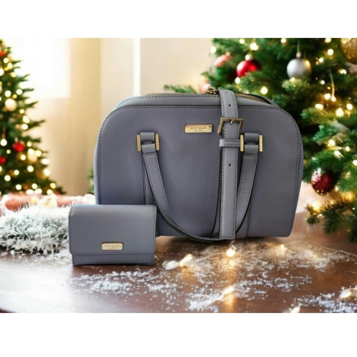 Kate Spade Kate Spade Newbury Lane Felix Satchel in Lavender & wallet Size ONE SIZE - 1 Thumbnail