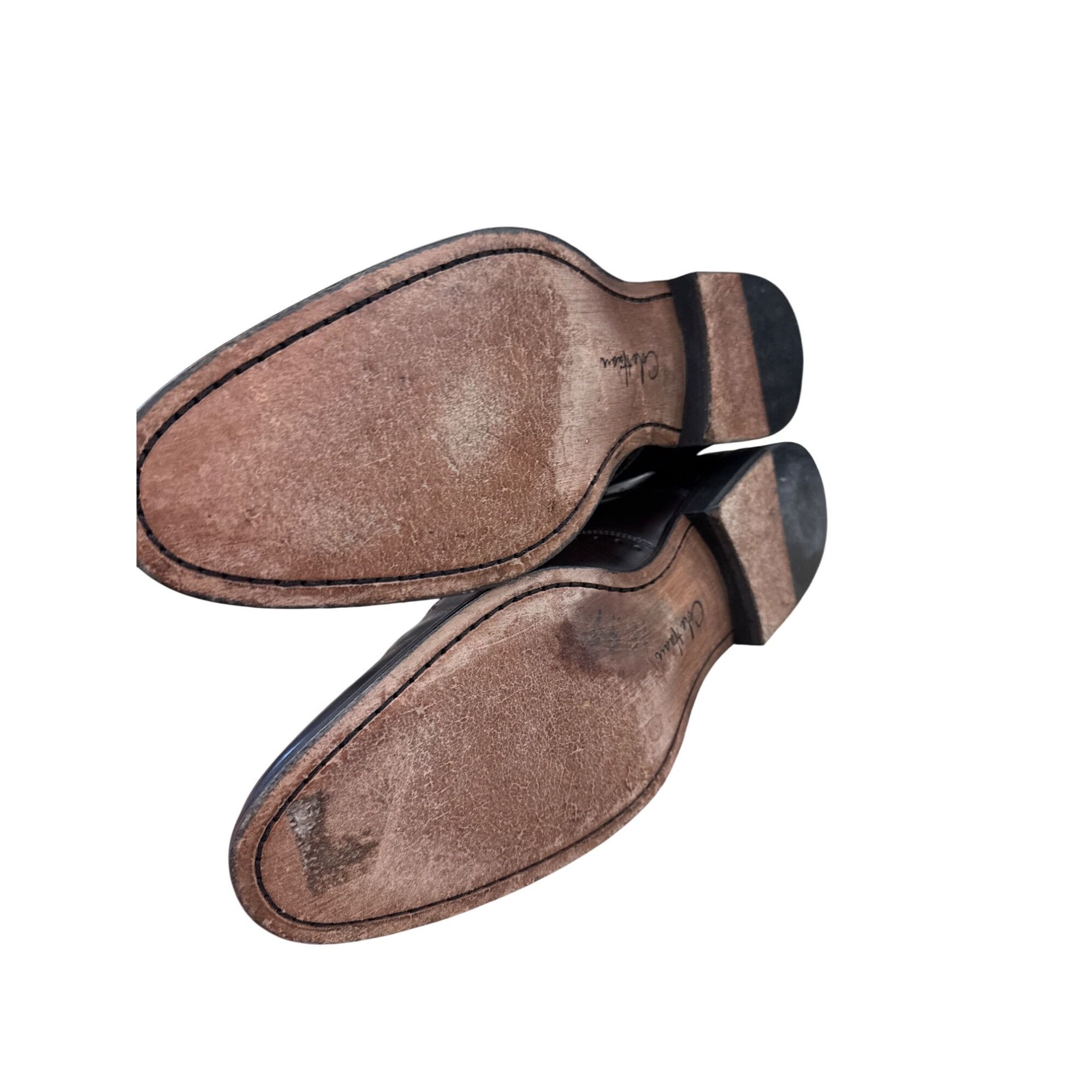 Cole Haan Cole Haan Mens Brown Leather Oxford Dress Shoes 10.5M SKU 73 Size US 10.5 / EU 43-44 - 7 Thumbnail