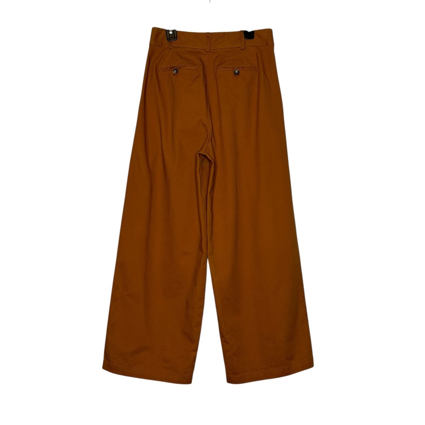 Madewell Madewell brown high waisted pleated wideleg pants size 0 Size 25" / US 0 / IT 36 - 2 Thumbnail