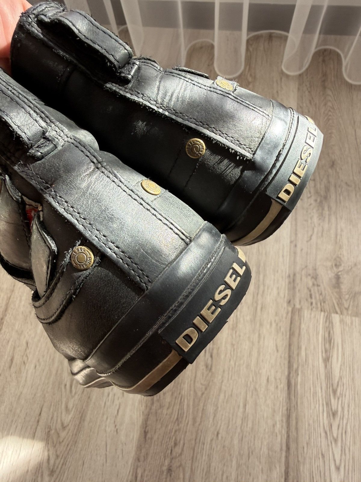 Diesel Diesel Expo Zip Leather Boots US 7.5 Black Side Zip Size US 7.5 / EU 40-41 - 17 Thumbnail