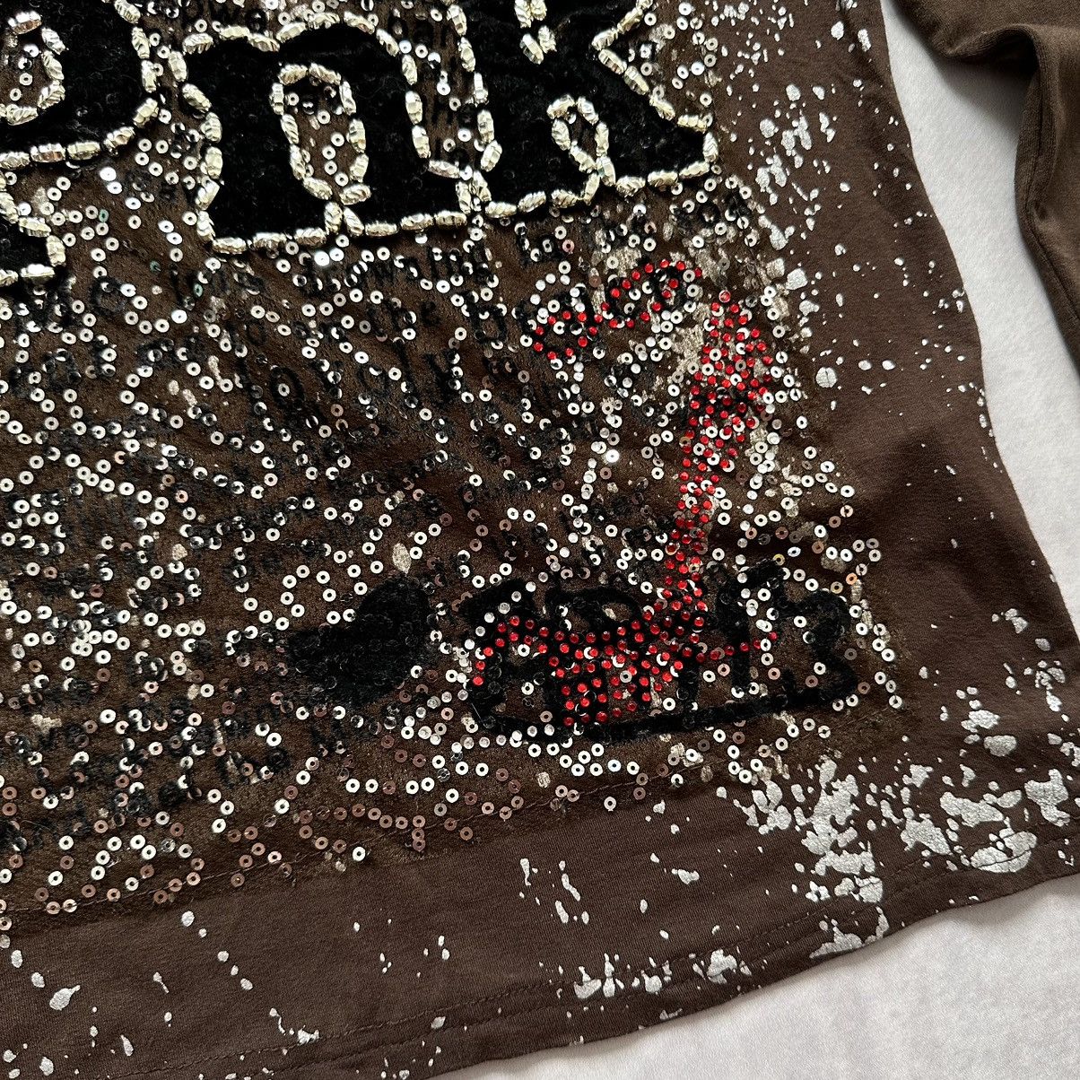 Hysteric Glamour × If Six Was Nine × Japanese Brand Y2K Punk Hysteric Glamour Style Rhinestones Long Sleeve Size M / US 6-8 / IT 42-44 - 9 Thumbnail