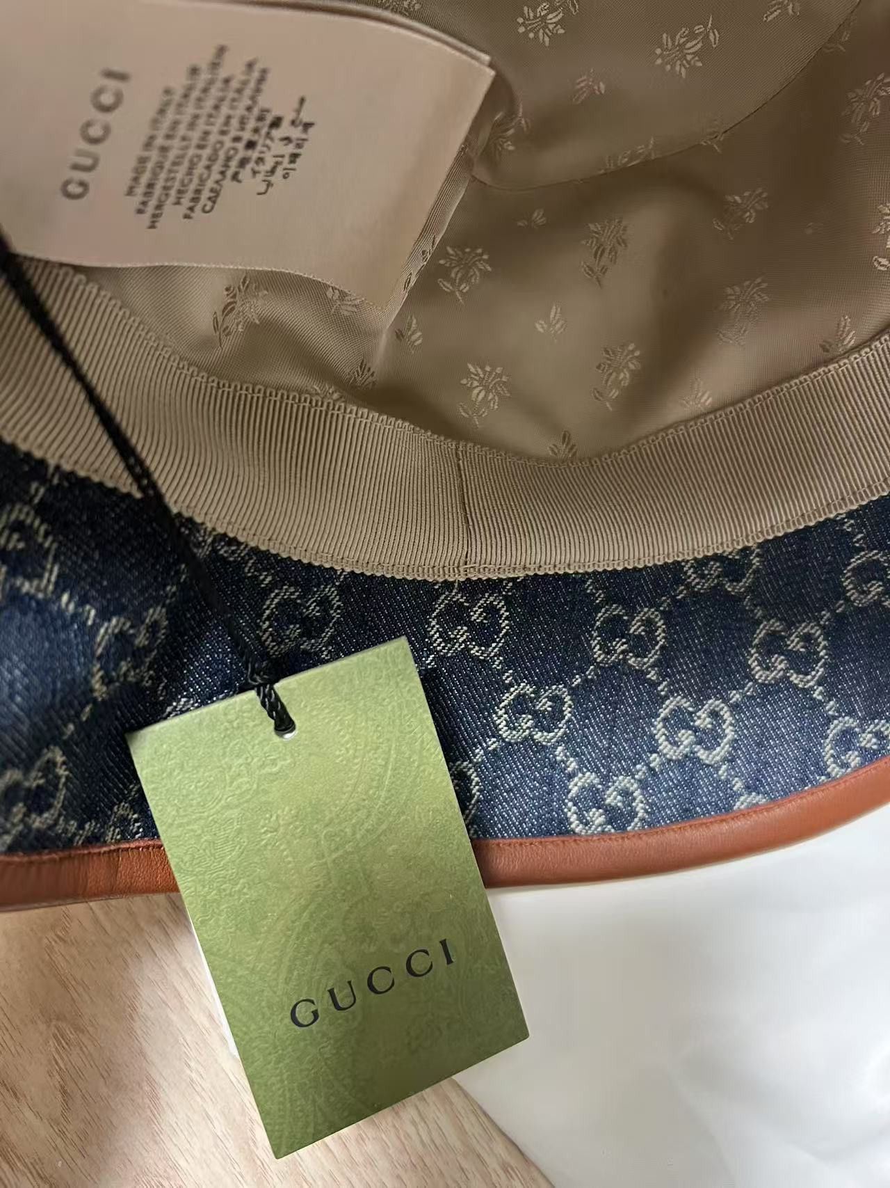 Gucci Gucci GG Denim Bucket Hat Size ONE SIZE - 2 Thumbnail