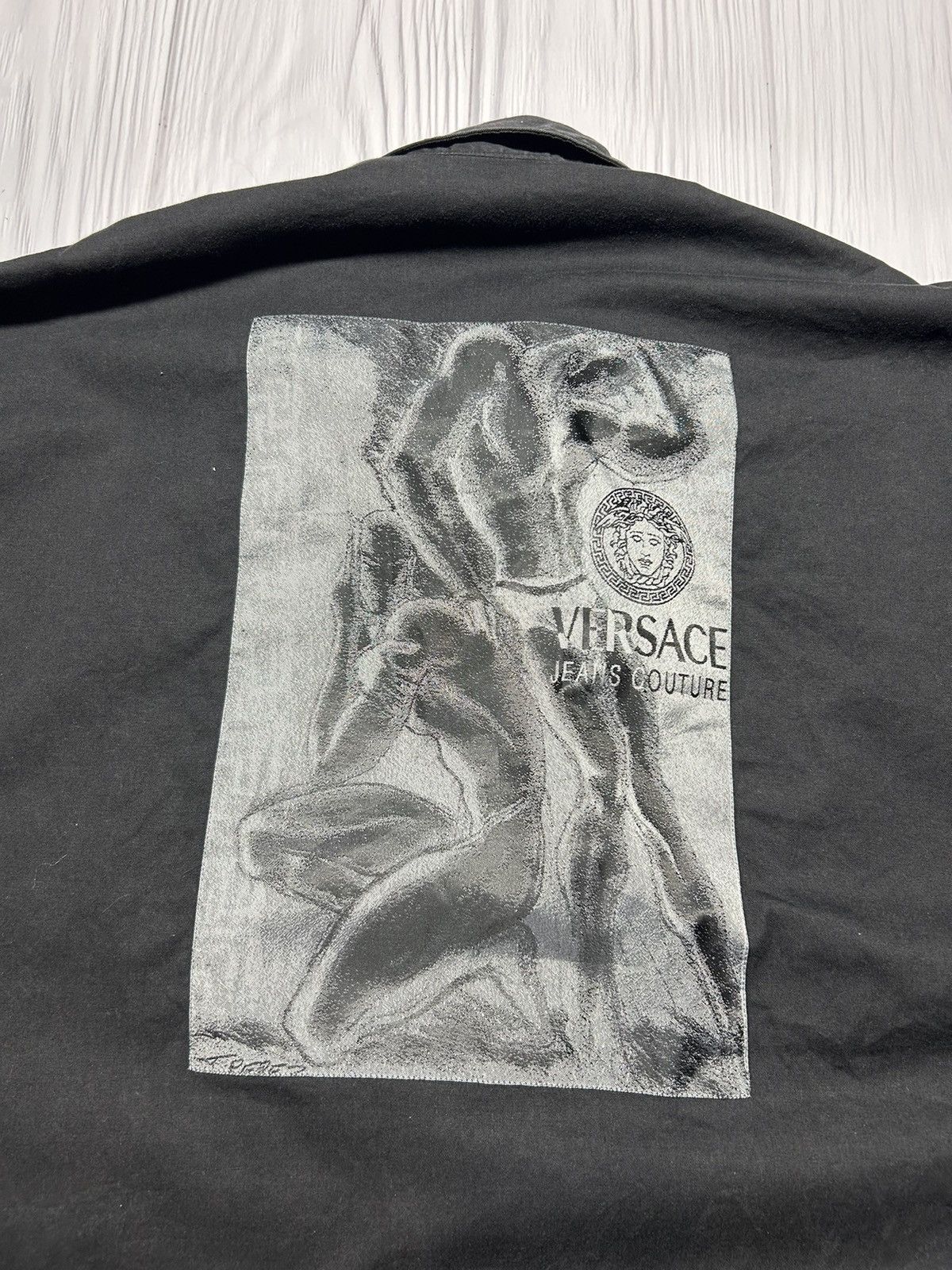 Versace Jeans Couture Vintage Versace Jeans Couture Big Logo Greece Style Shirt Size US XL / EU 56 / 4 - 5 Thumbnail