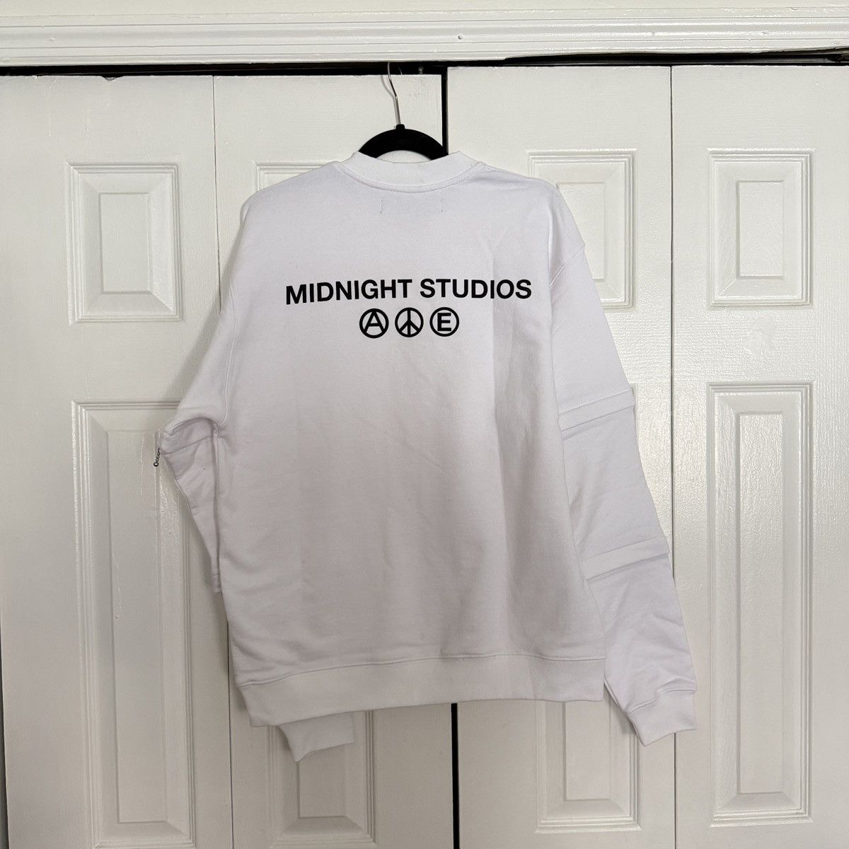 Midnight Studios Midnight Studios Detachable Sleeves Layered Logo Crewneck Size US S / EU 44-46 / 1 - 1 Thumbnail