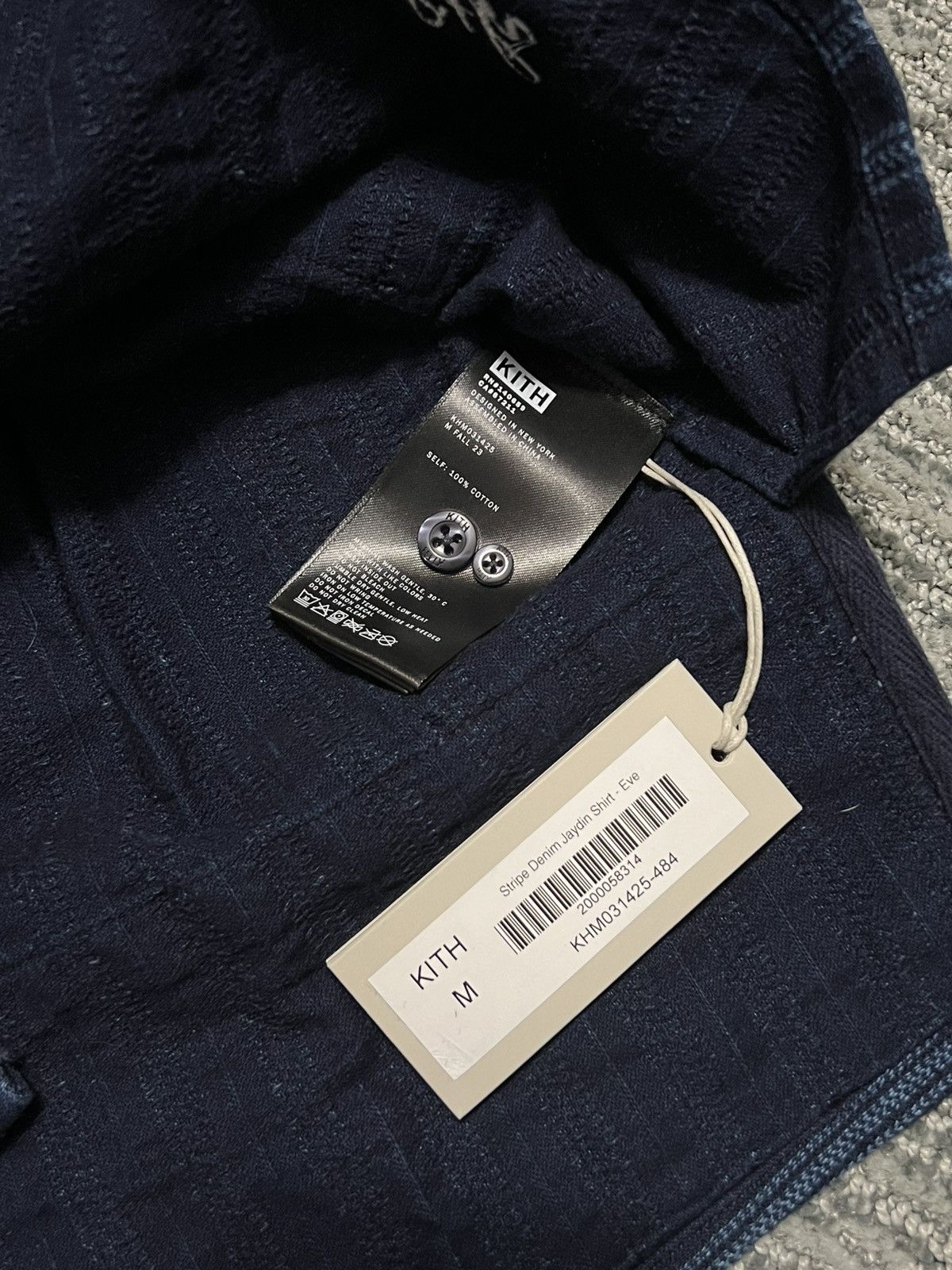 Kith Kith Stripe Denim Jaydin Button Up Shirt NEW Size Medium Size US M / EU 48-50 / 2 - 8 Thumbnail