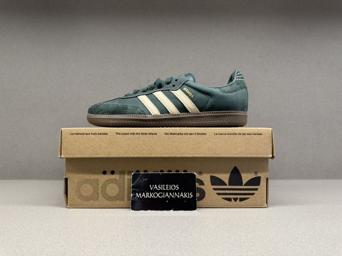 Adidas Adidas Samba OG Mineral Green Crystal Sand Women’s Size US 6 / IT 36 - 1 Thumbnail