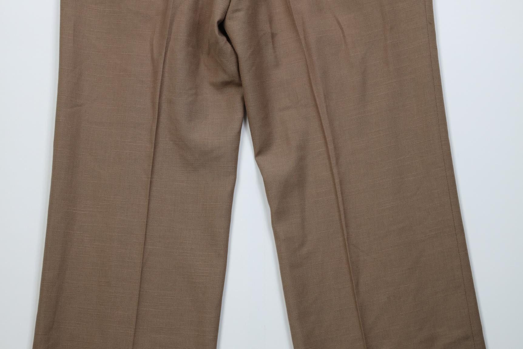 Vintage Vintage 70s Streetwear Knit Wide Leg Chino Pants Brown USA Size US 30 / EU 46 - 12 Thumbnail