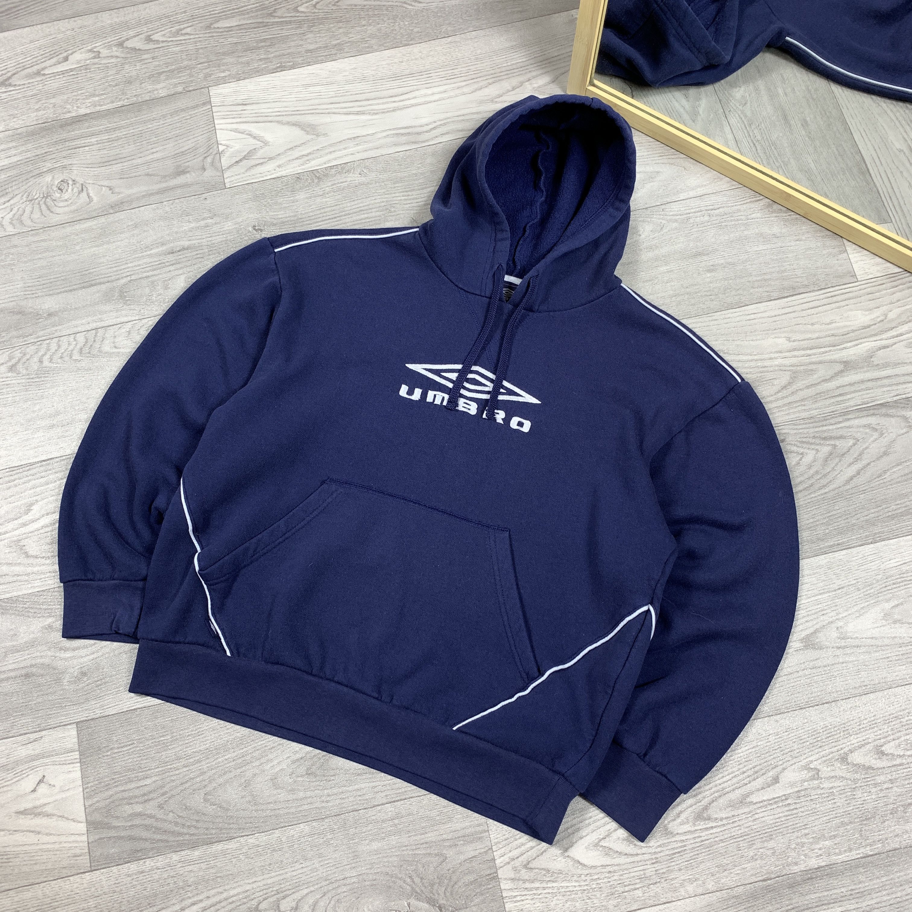 Umbro Vintage Umbro Baggy Embroidered Blue Women's Hoodie Sweat Size S / US 4 / IT 40 - 3 Thumbnail