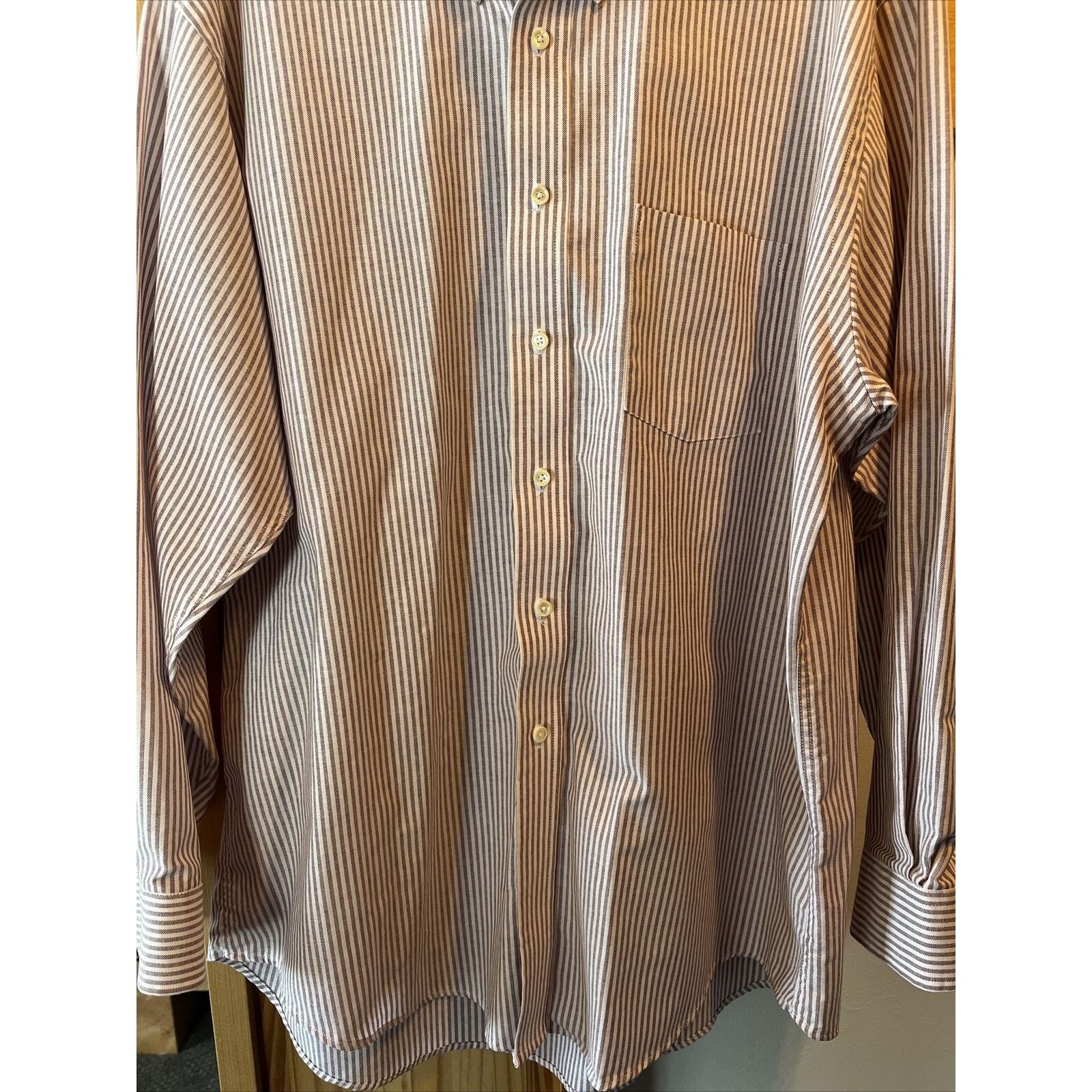 Other cambridge classic men 18 34/35 red stripe cotton blend shirt Size US XXL / EU 58 / 5 - 10 Thumbnail