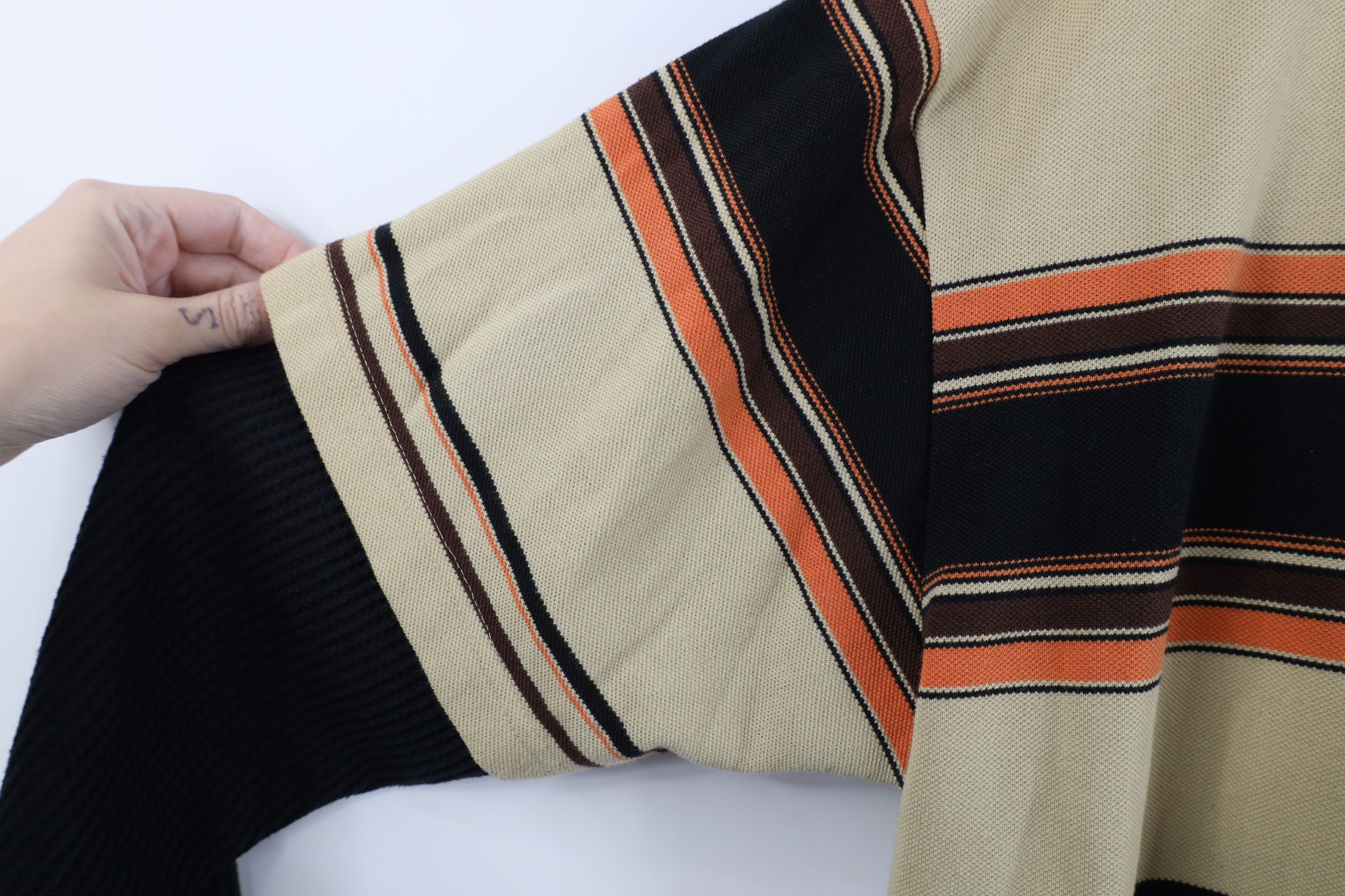 Vintage Vintage Y2K Streetwear Striped Long Sleeve Polo Shirt Size US L / EU 52-54 / 3 - 7 Thumbnail