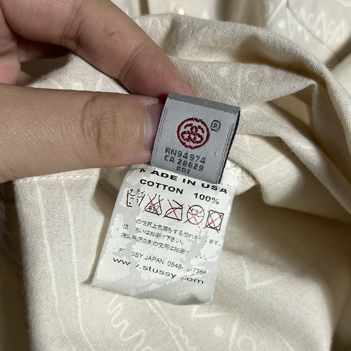 Stussy × Vintage Vintage 90s Stussy Hawaii Print Shirt Size US L / EU 52-54 / 3 - 9 Thumbnail