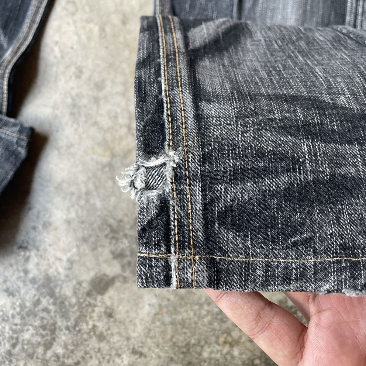 Edwin 🔥Vintage Edwin 503 Blue Trip Stoned Washed Slim Fit Jeans Size US 30 / EU 46 - 8 Thumbnail