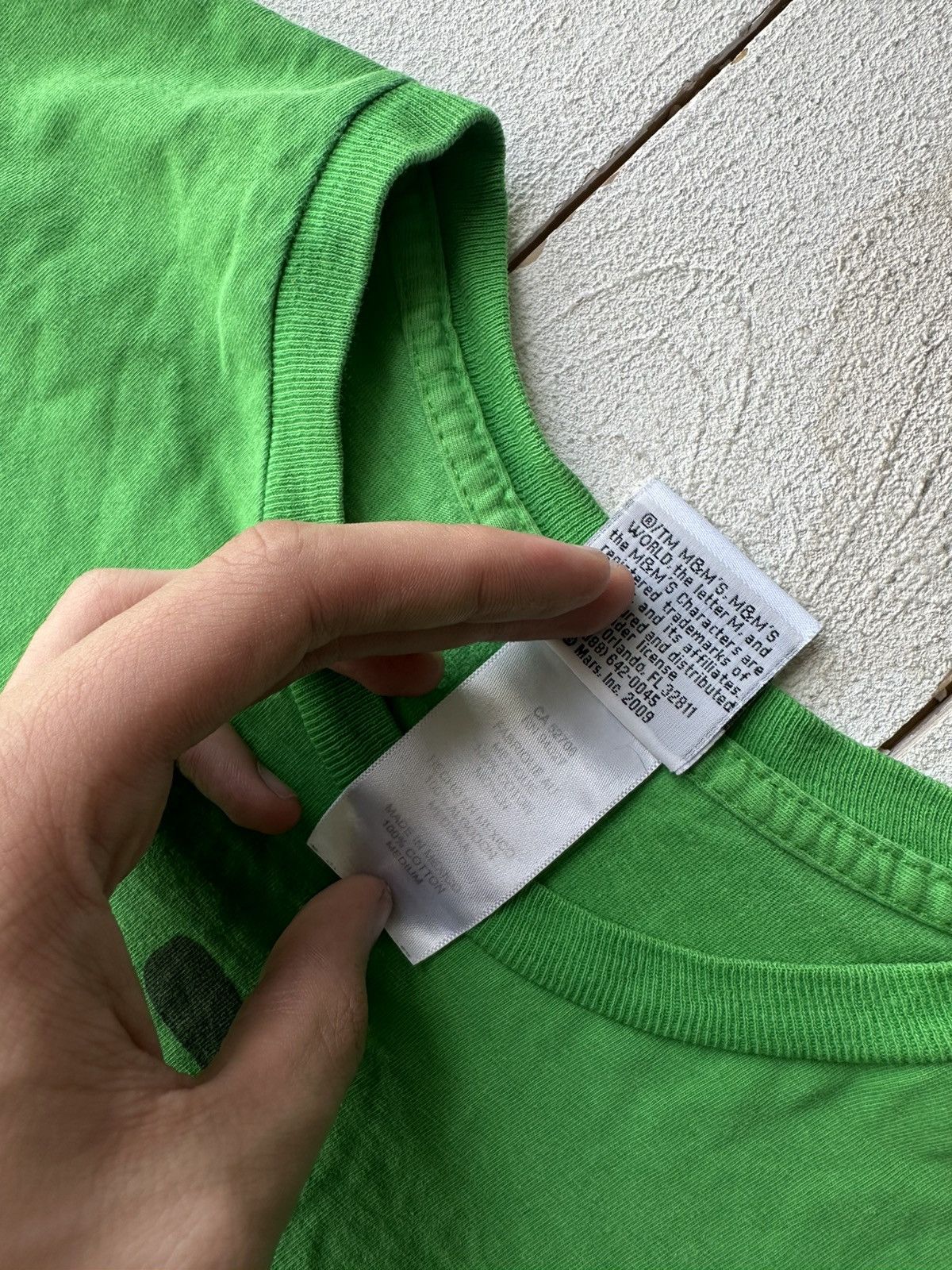 Other 🚨 M&M’s BIG GREEN LOGO HUMOR TEE Y2K BOXY M&ms mms Size US M / EU 48-50 / 2 - 7 Thumbnail