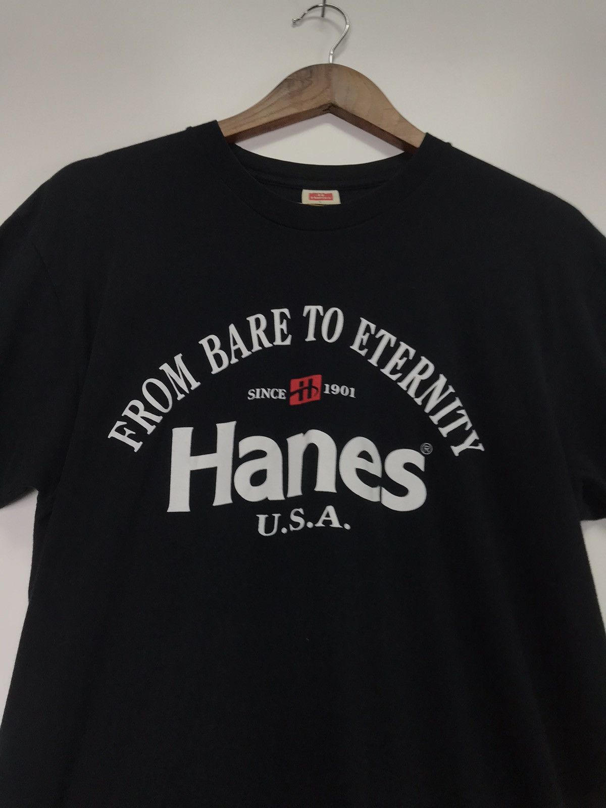 Hanes × Vintage Vintage Hanes USA tee Size US L / EU 52-54 / 3 - 5 Thumbnail