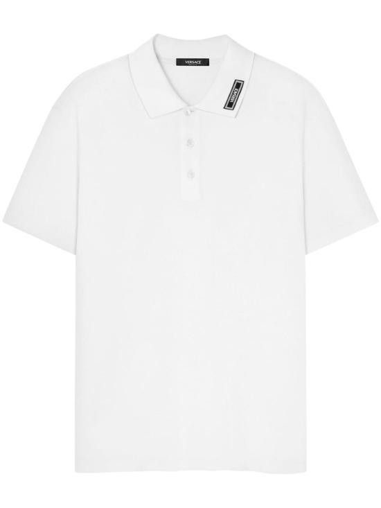 Versace VERSACE Men Polo Shirts 1013906 1A112761W010 White Size US S / EU 44-46 / 1 - 1 Thumbnail
