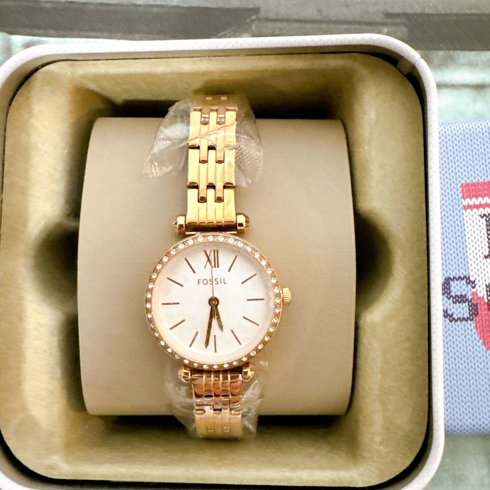 Fossil Fossil BQ3502 Tillie Mini Three-Hand Rose Gold Steel Watch Size ONE SIZE - 2 Thumbnail