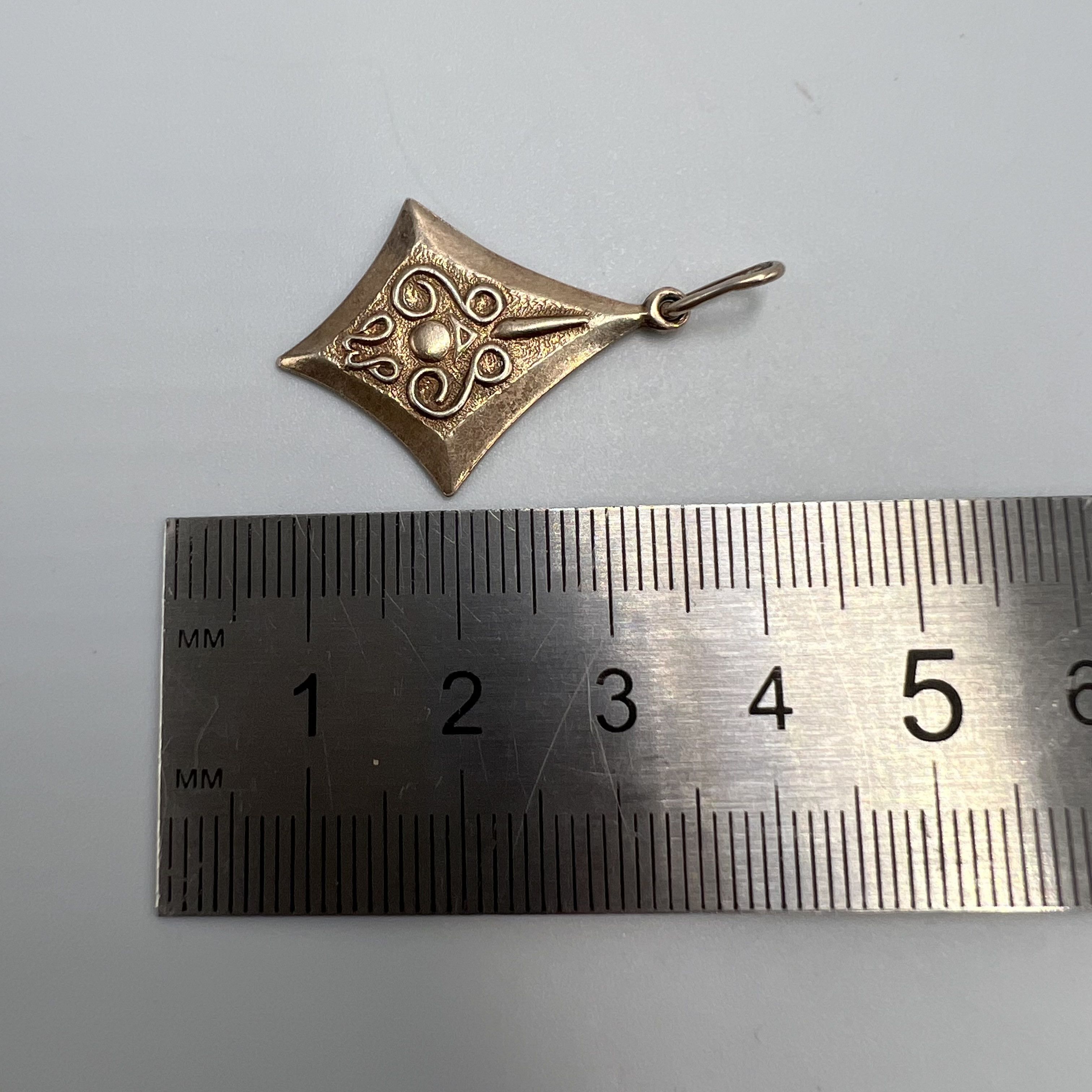 Vintage Vintage USSR Pendant Jewelry Sterling Silver 925 2.69 Size ONE SIZE - 6 Thumbnail