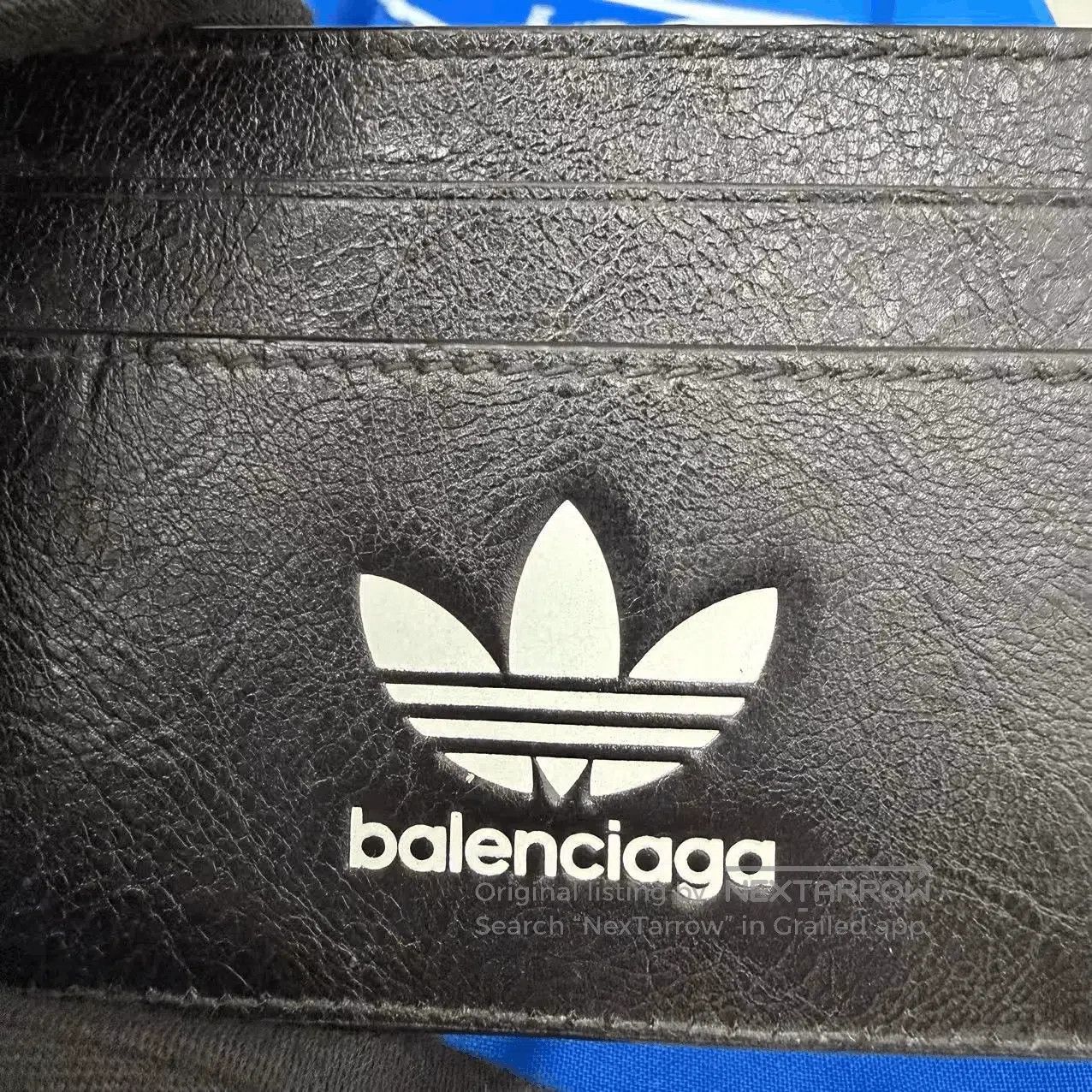 Balenciaga Balenciaga x Adidas Logo Card Holder. Size ONE SIZE - 4 Thumbnail