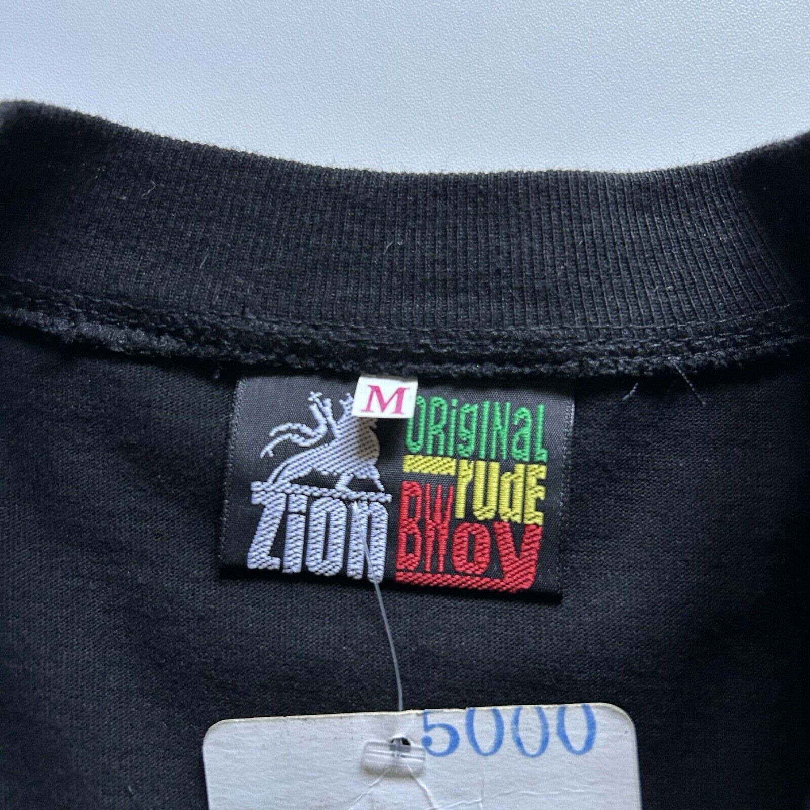 Band Tees Vintage Y2K Bob Marley Zion Art T Shirt Medium Black Rare Size US M / EU 48-50 / 2 - 8 Thumbnail