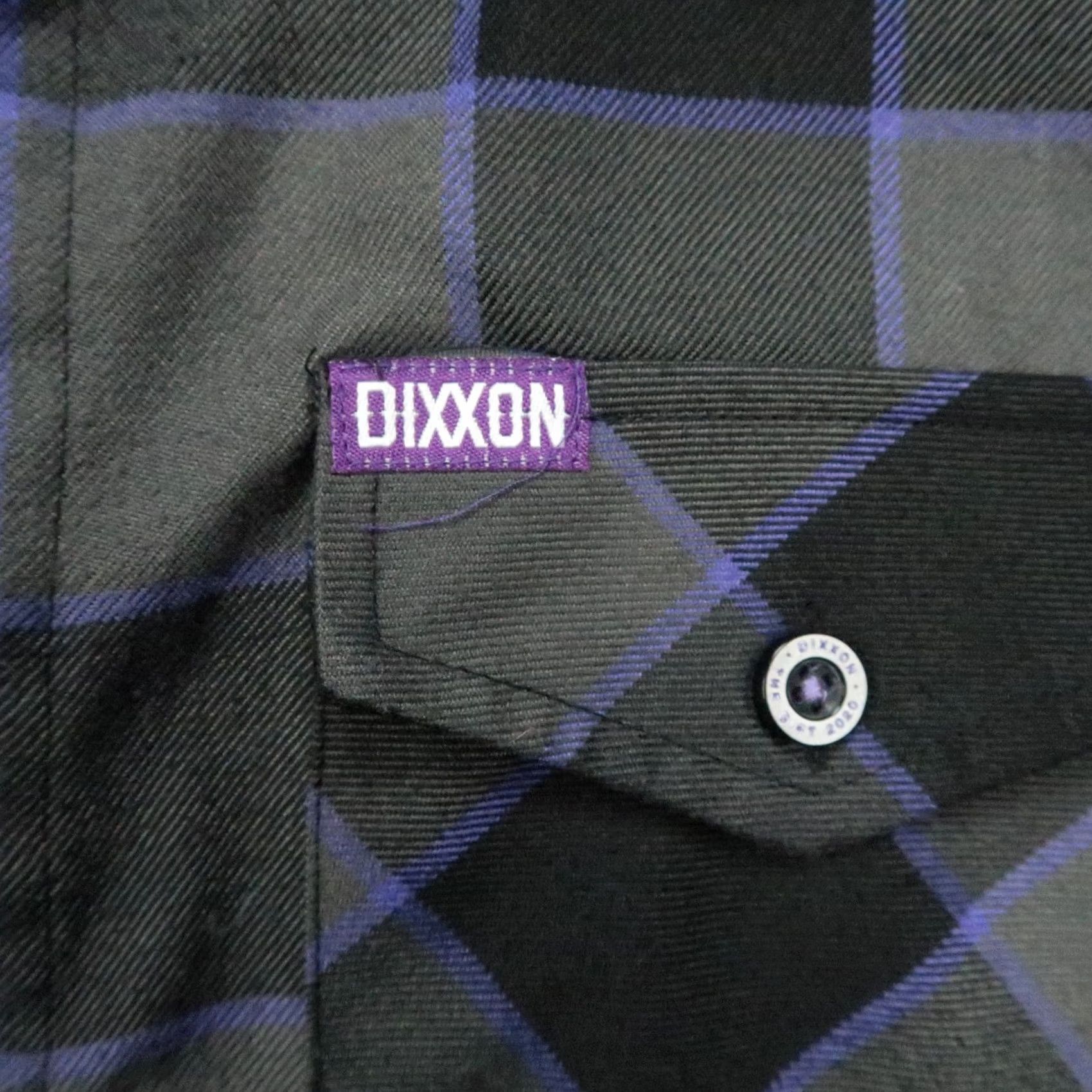 Vintage Dixxon Flannel Shirt Mens Medium Gray Purple Plaid The Gift Long Sleeve Button Size US M / EU 48-50 / 2 - 4 Thumbnail