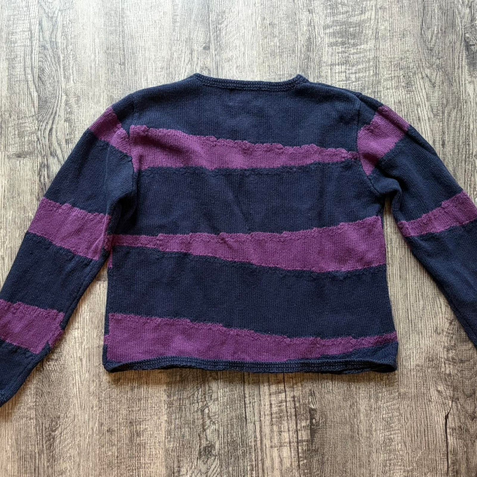 Other Vintage navy purple striped Size XS / US 0-2 / IT 36-38 - 2 Thumbnail