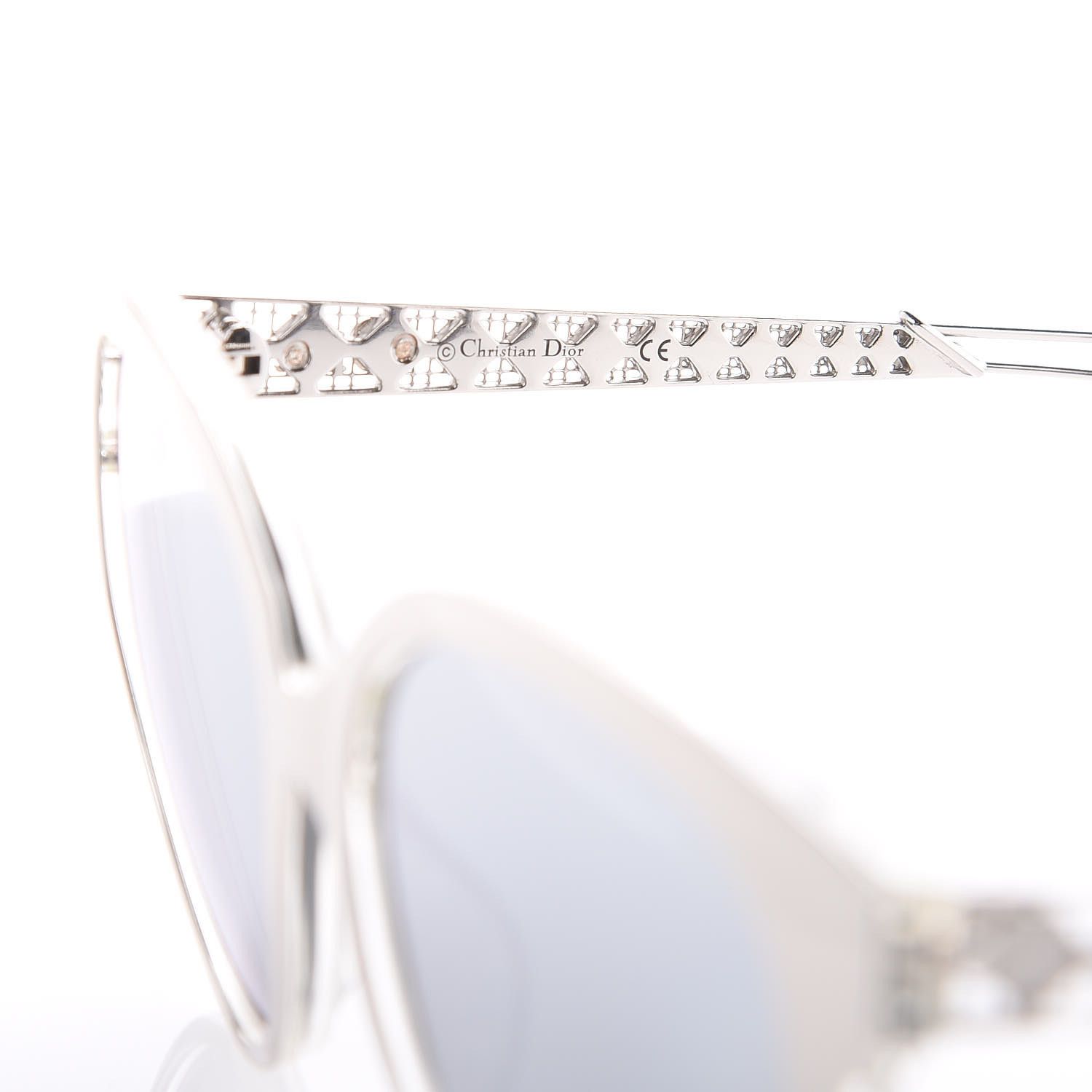 Dior Christian Dior Silver Diorama 2 Sunglasses Size ONE SIZE - 4 Thumbnail