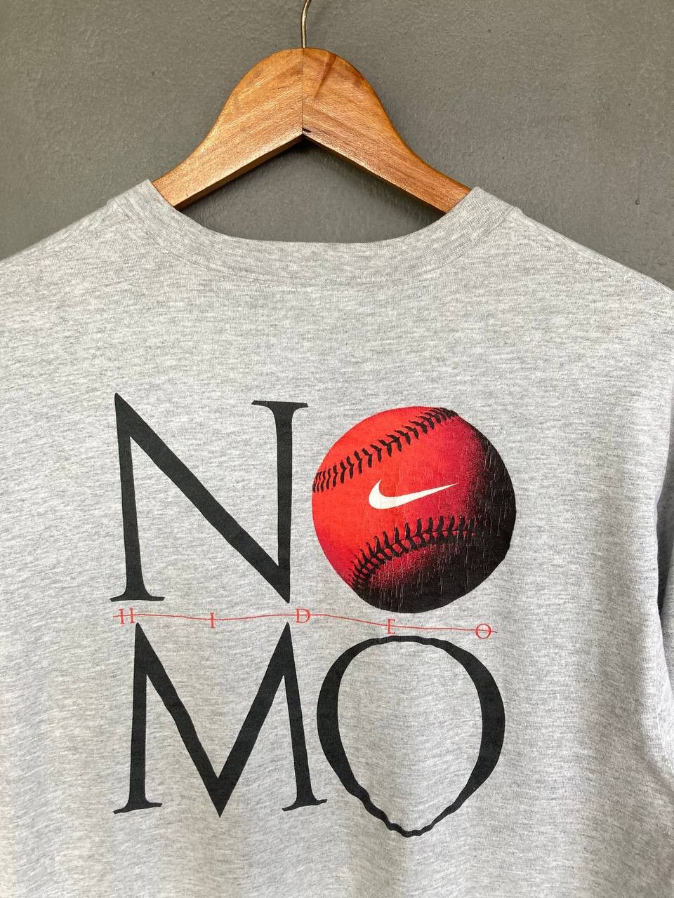 Vintage 90’s Nike Nomo Hideo Baseball Tee Size US L / EU 52-54 / 3 - 4 Thumbnail