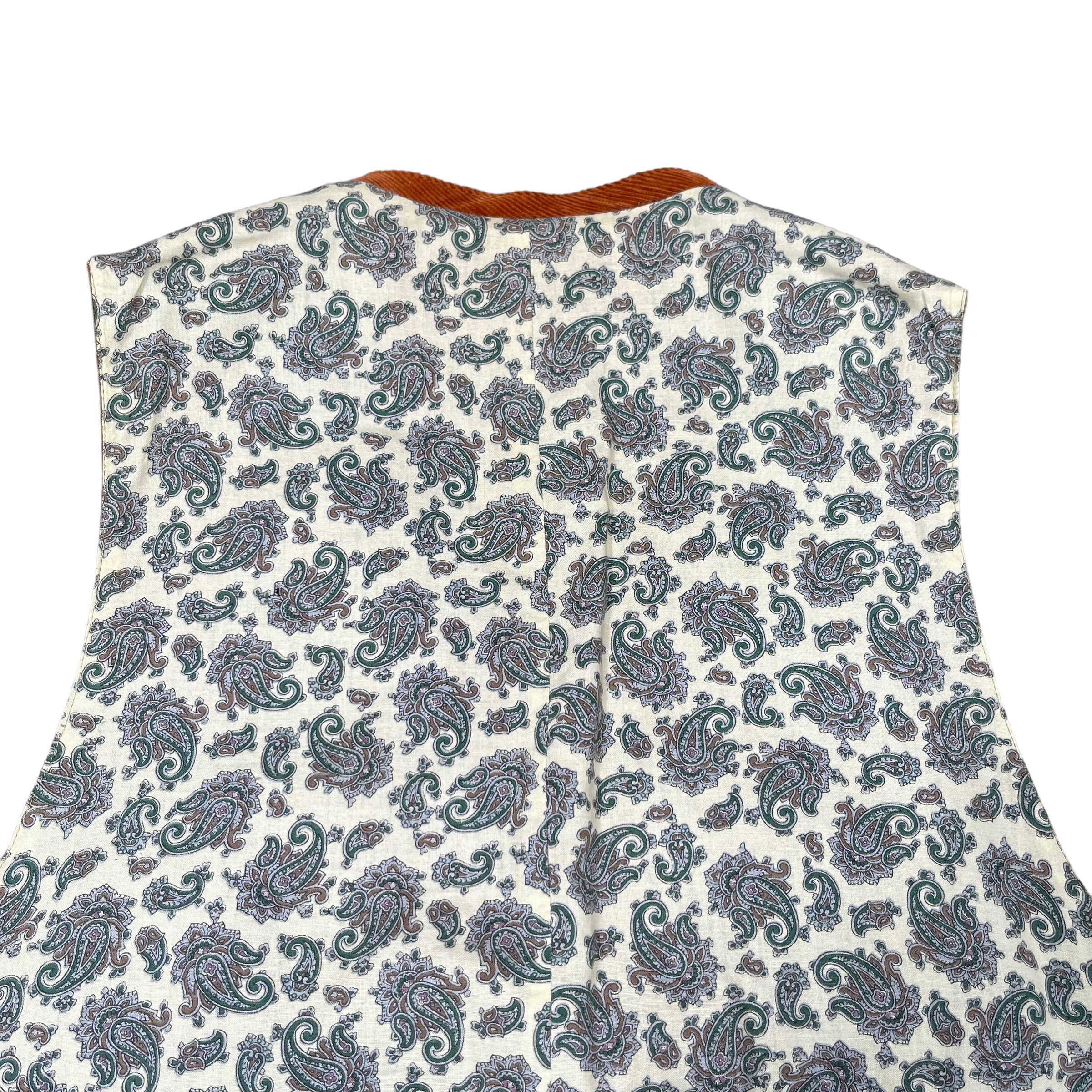 Yohji Yamamoto Yohji Yamamoto Y's Paisley Corduroy Reversible 1980s Vest Size US M / EU 48-50 / 2 - 8 Thumbnail