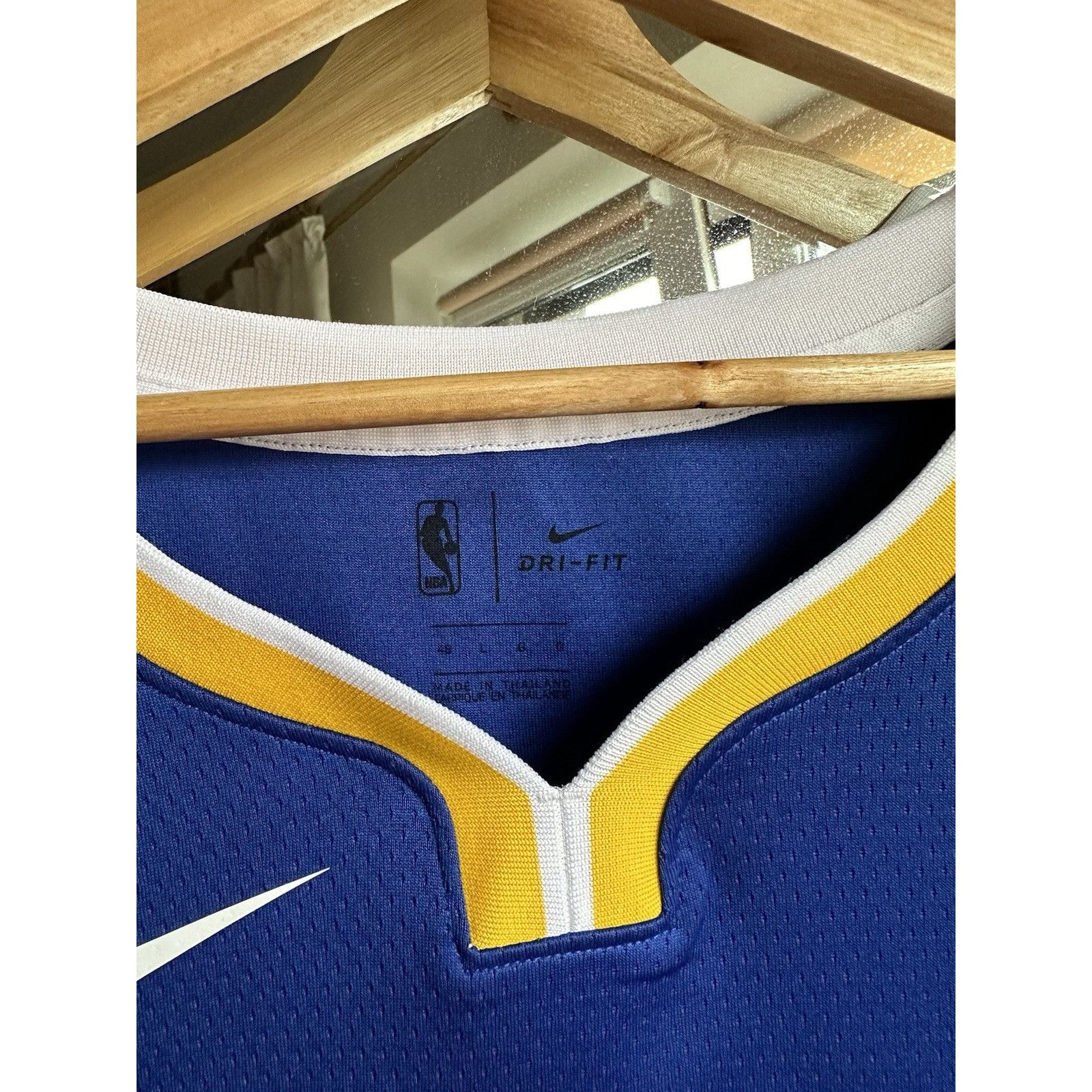 Nike Mens Nike Nba Golden State Warriors Stephen Curry Basketball Size US L / EU 52-54 / 3 - 6 Thumbnail