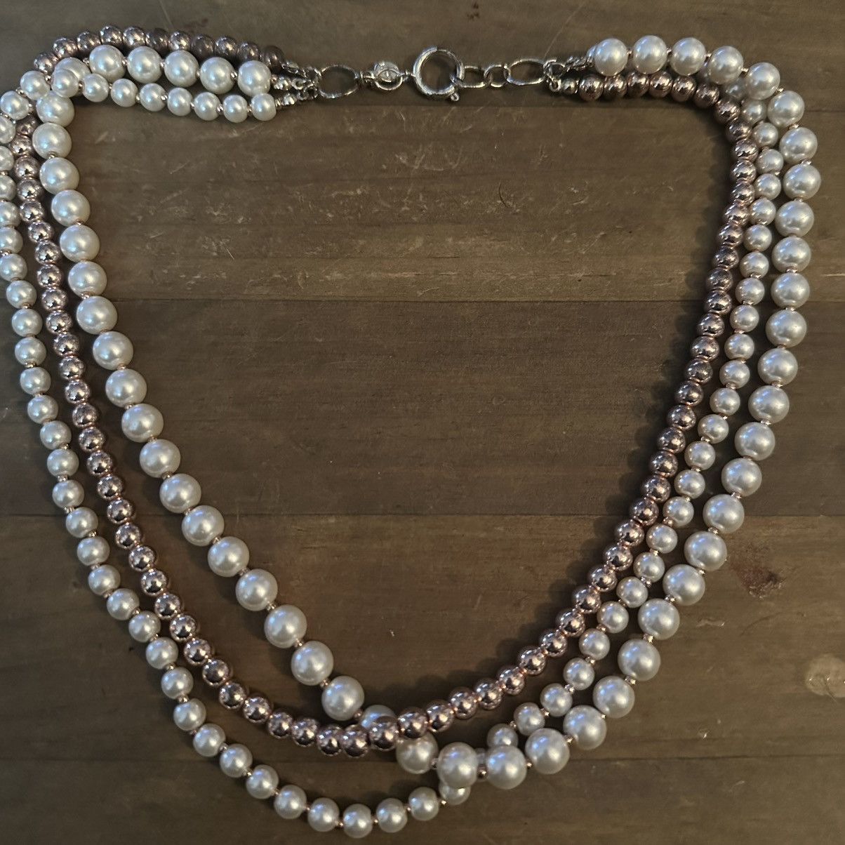 Loft × Vintage Vintage Loft twisted pearl necklace Size ONE SIZE - 2 Thumbnail