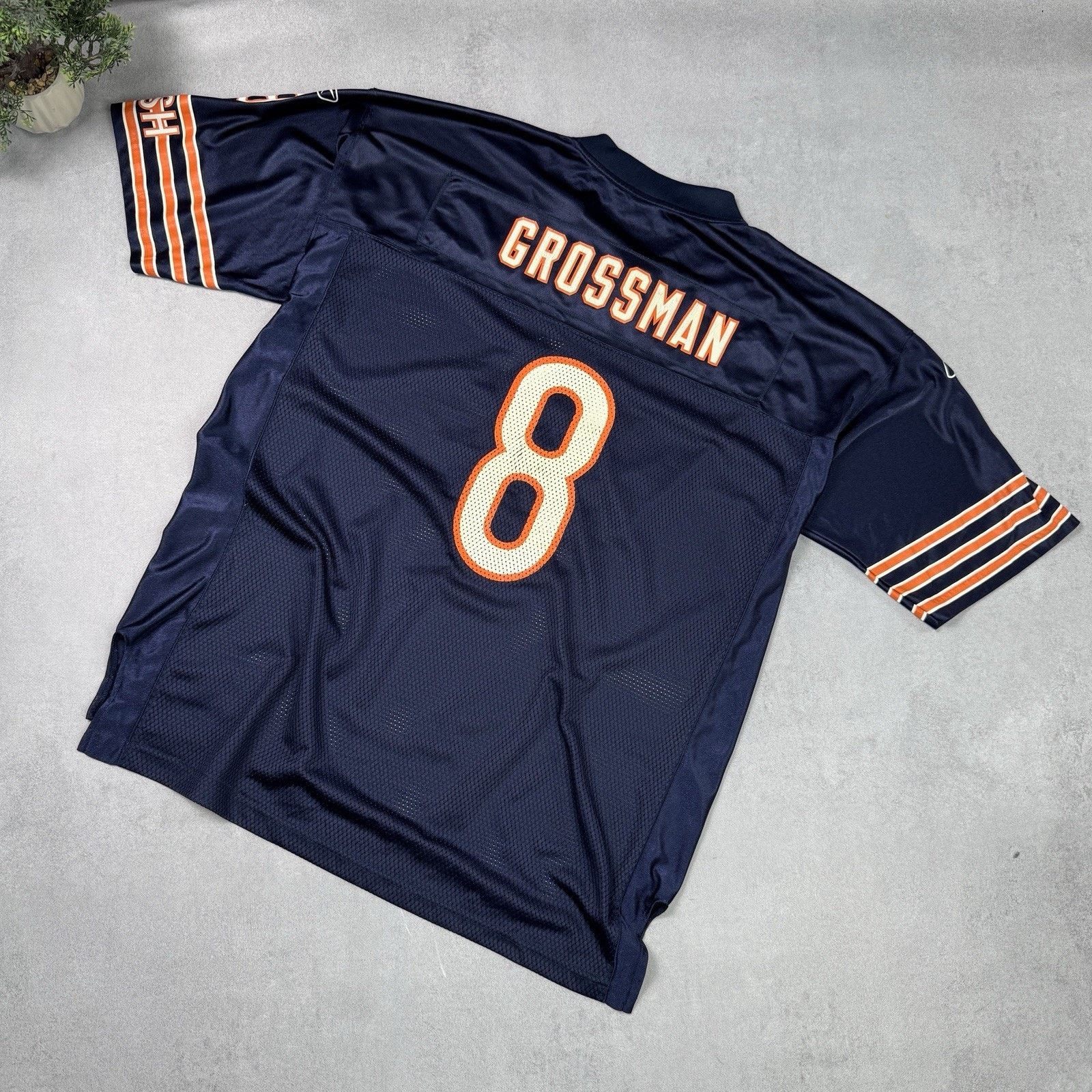 Reebok Chicago Bears Football NFL Shirt Jersey #8 Rex Grossman Size US XL / EU 56 / 4 - 14 Thumbnail