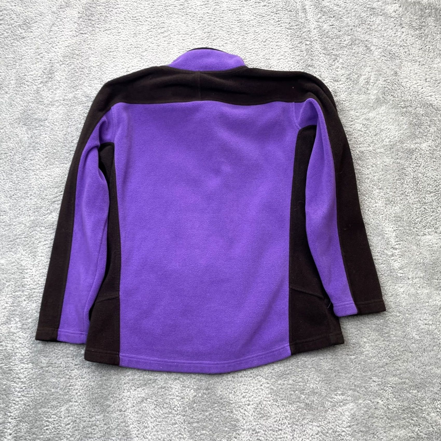 Vintage VINTAGE The Animal Rescue Site Jacket Womens L Purple Paw Trimmed Polar Fleece Coat Size L / US 10 / IT 46 - 2 Thumbnail