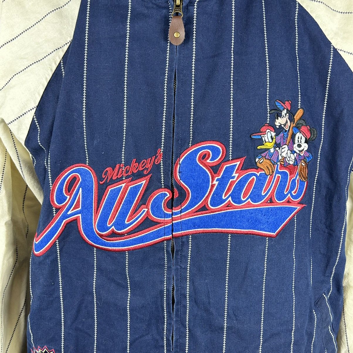 Disney × Vintage Disney baseball vintage jacket big logo spellout embriordery Size US XXL / EU 58 / 5 - 8 Thumbnail