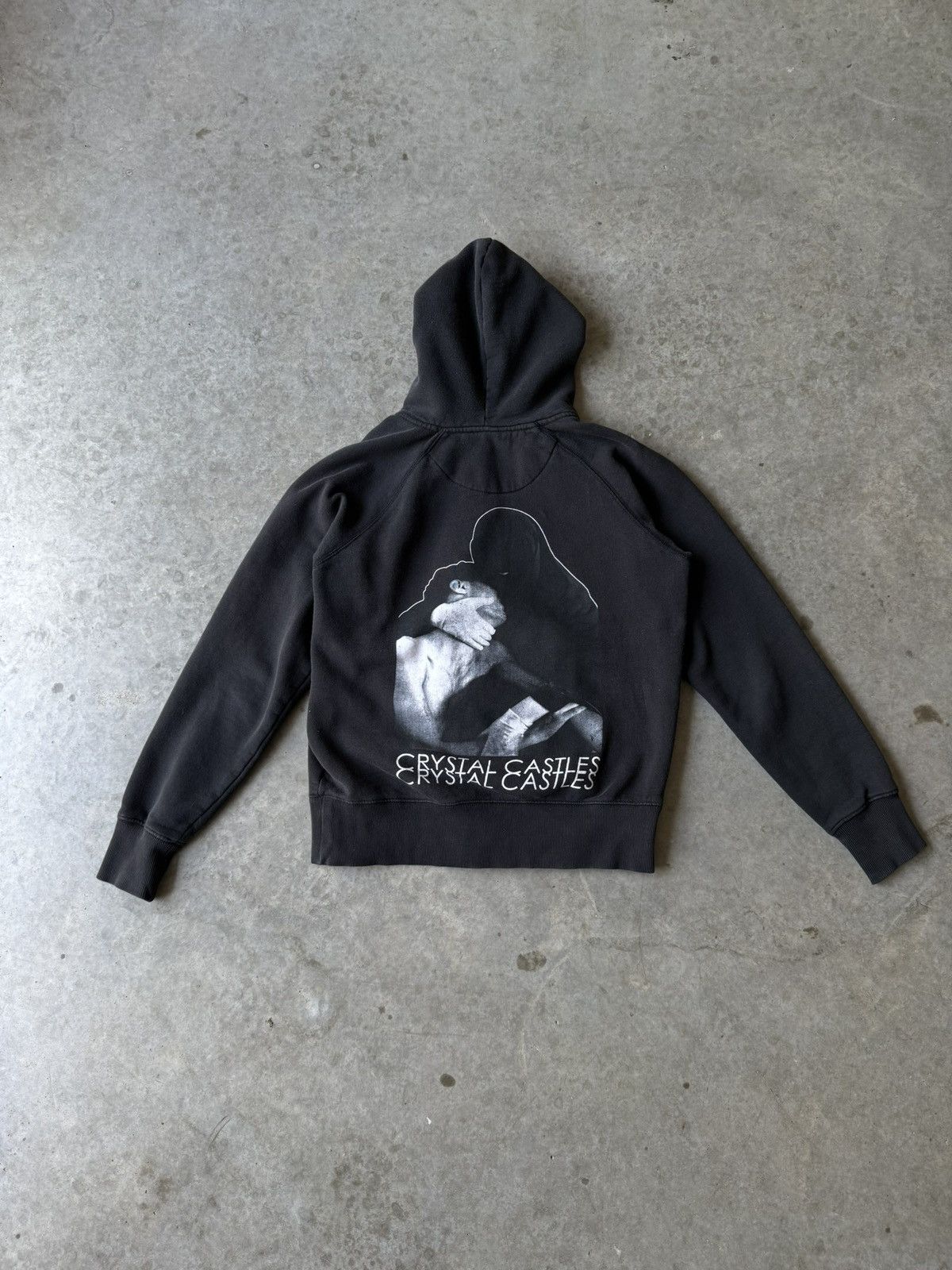 Vintage Crystal Castles 2013 “Kerosene” Zip Up Hoodie Size US S / EU 44-46 / 1 - 6 Thumbnail