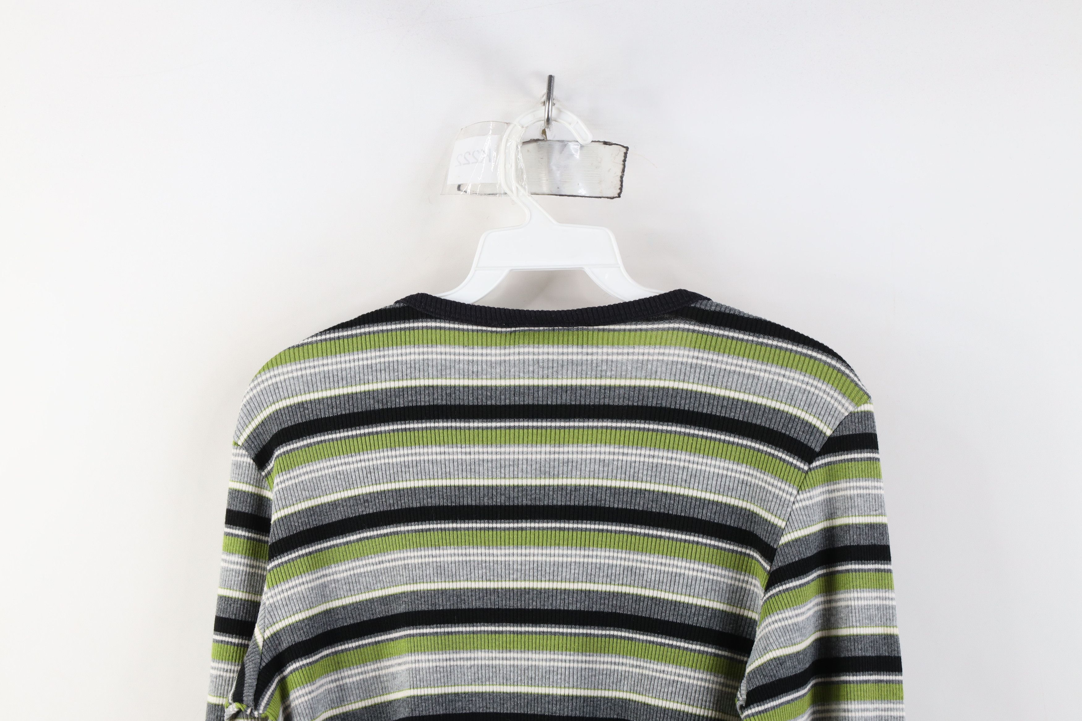 Vintage Vintage 90s Y2K Babydoll Knit Bella Long Sleeve T-Shirt USA Size L / US 10 / IT 46 - 13 Thumbnail